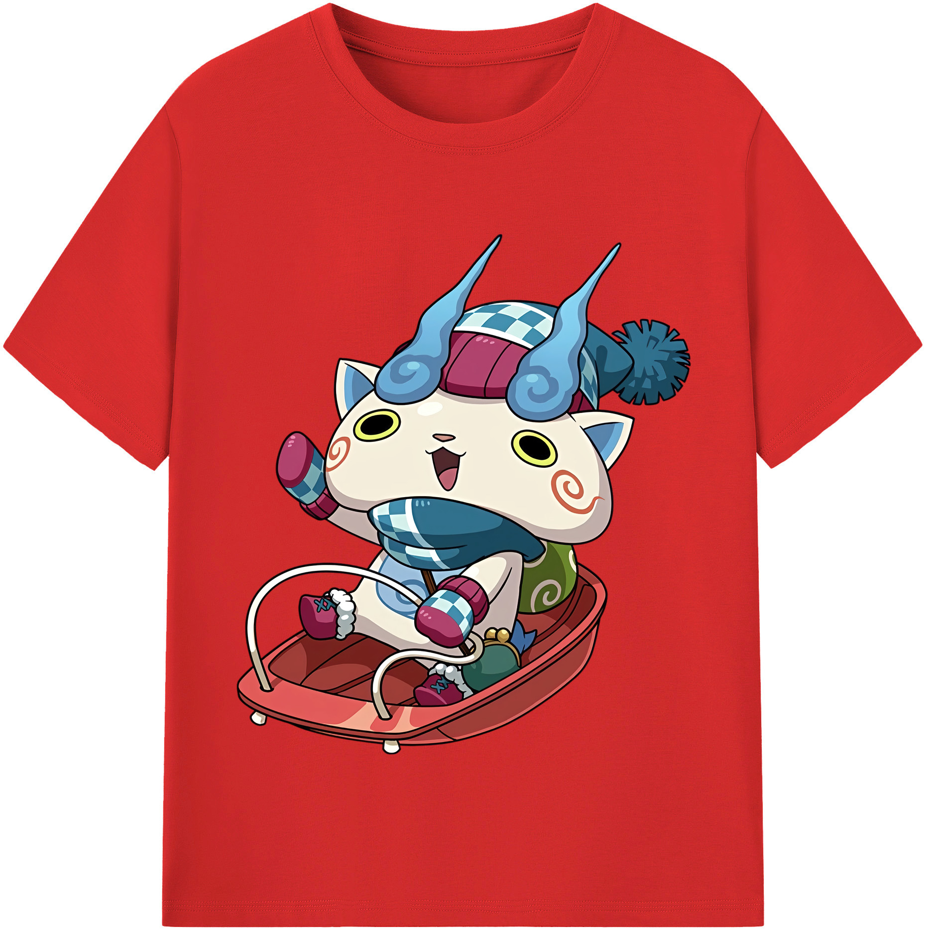 （画像用） 妖怪ウォッチ Yo-kai Watch 綿100％半袖Tシャツ（フロントプリント）