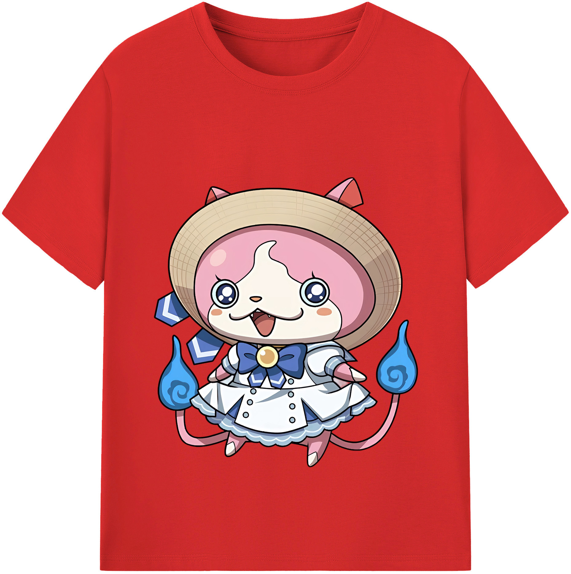 （画像用） 妖怪ウォッチ Yo-kai Watch 綿100％半袖Tシャツ（フロントプリント）