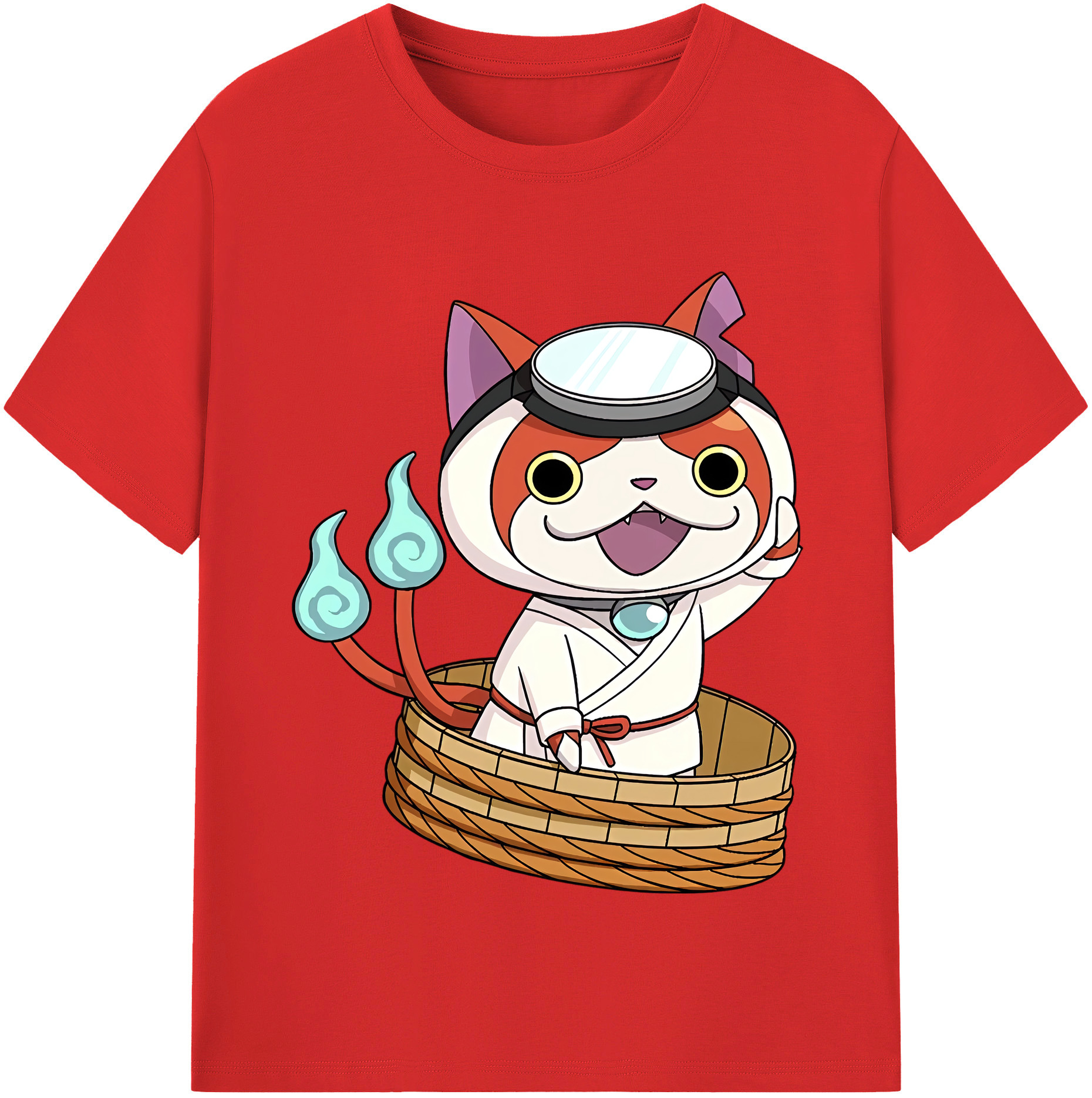 （画像用） 妖怪ウォッチ Yo-kai Watch 綿100％半袖Tシャツ（フロントプリント）