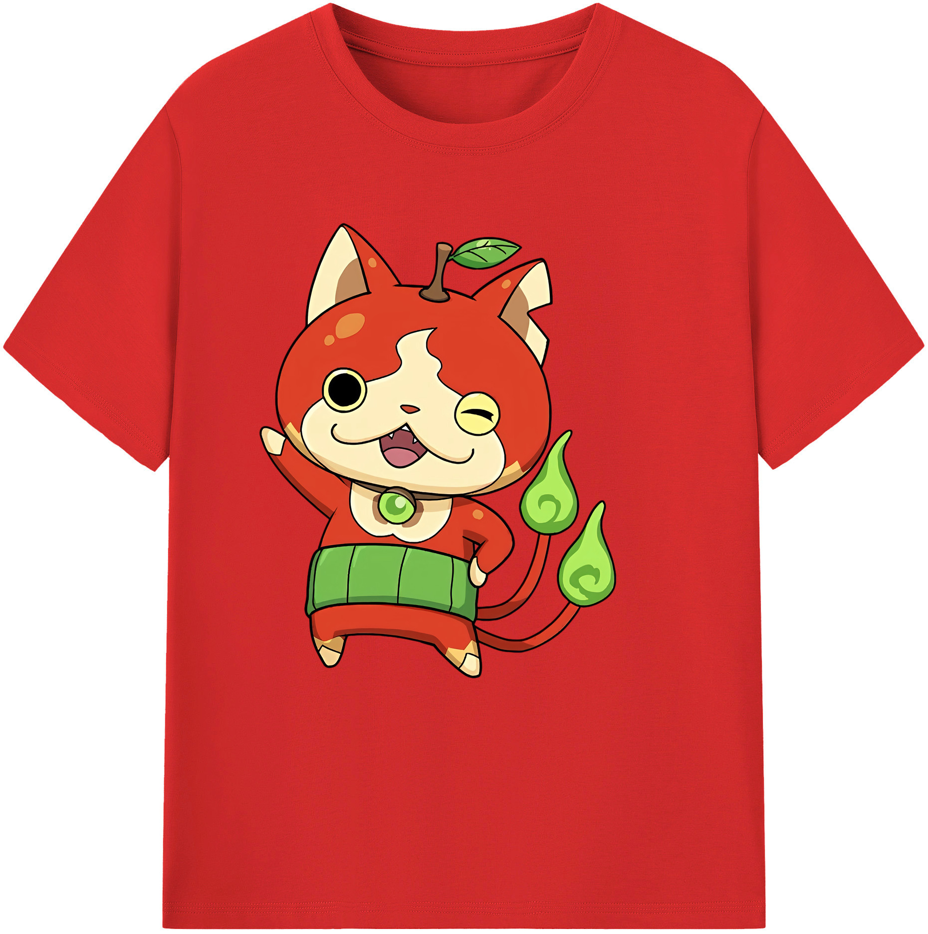 （画像用） 妖怪ウォッチ Yo-kai Watch 綿100％半袖Tシャツ（フロントプリント）