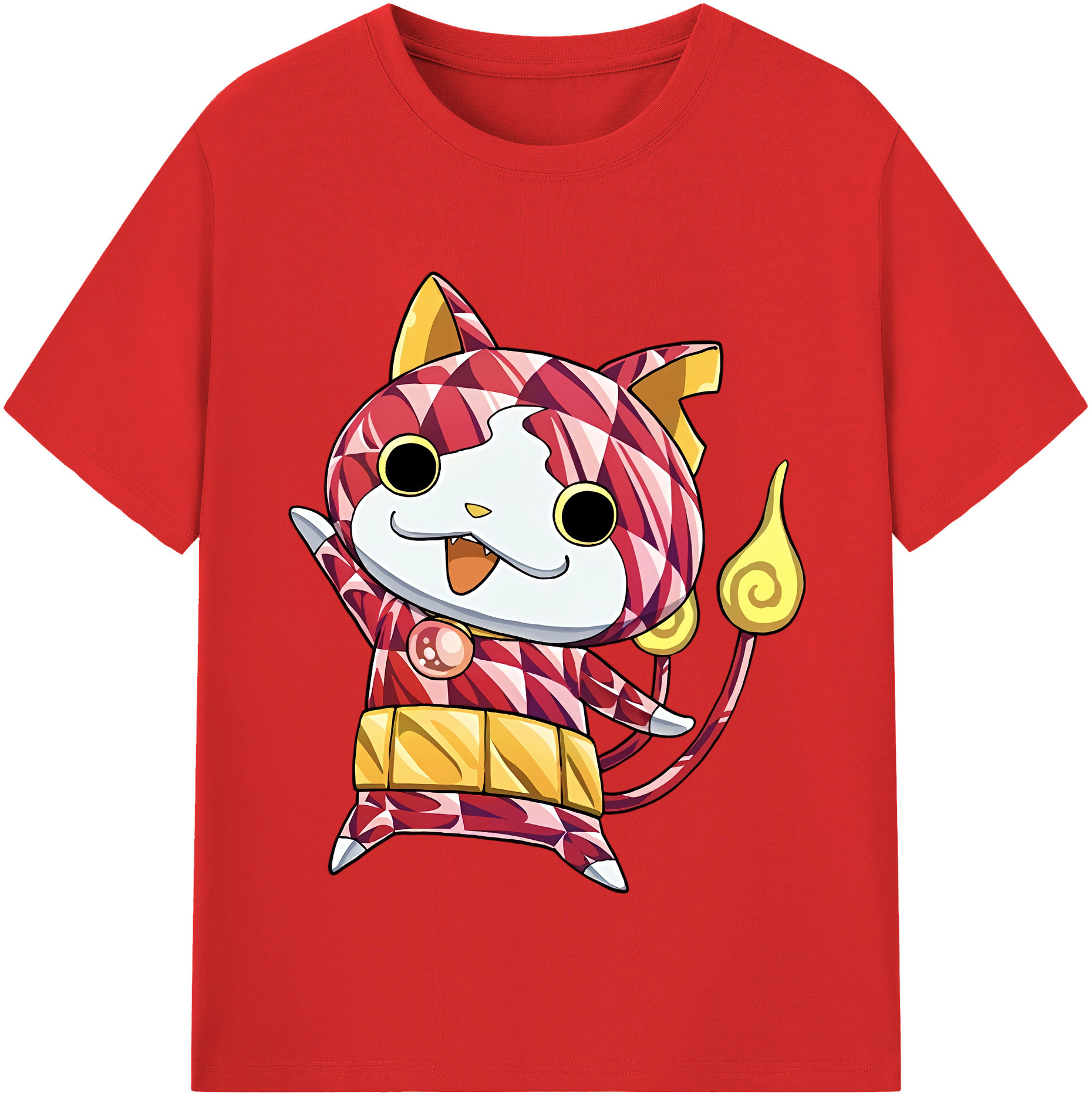 （画像用） 妖怪ウォッチ Yo-kai Watch 綿100％半袖Tシャツ（フロントプリント）
