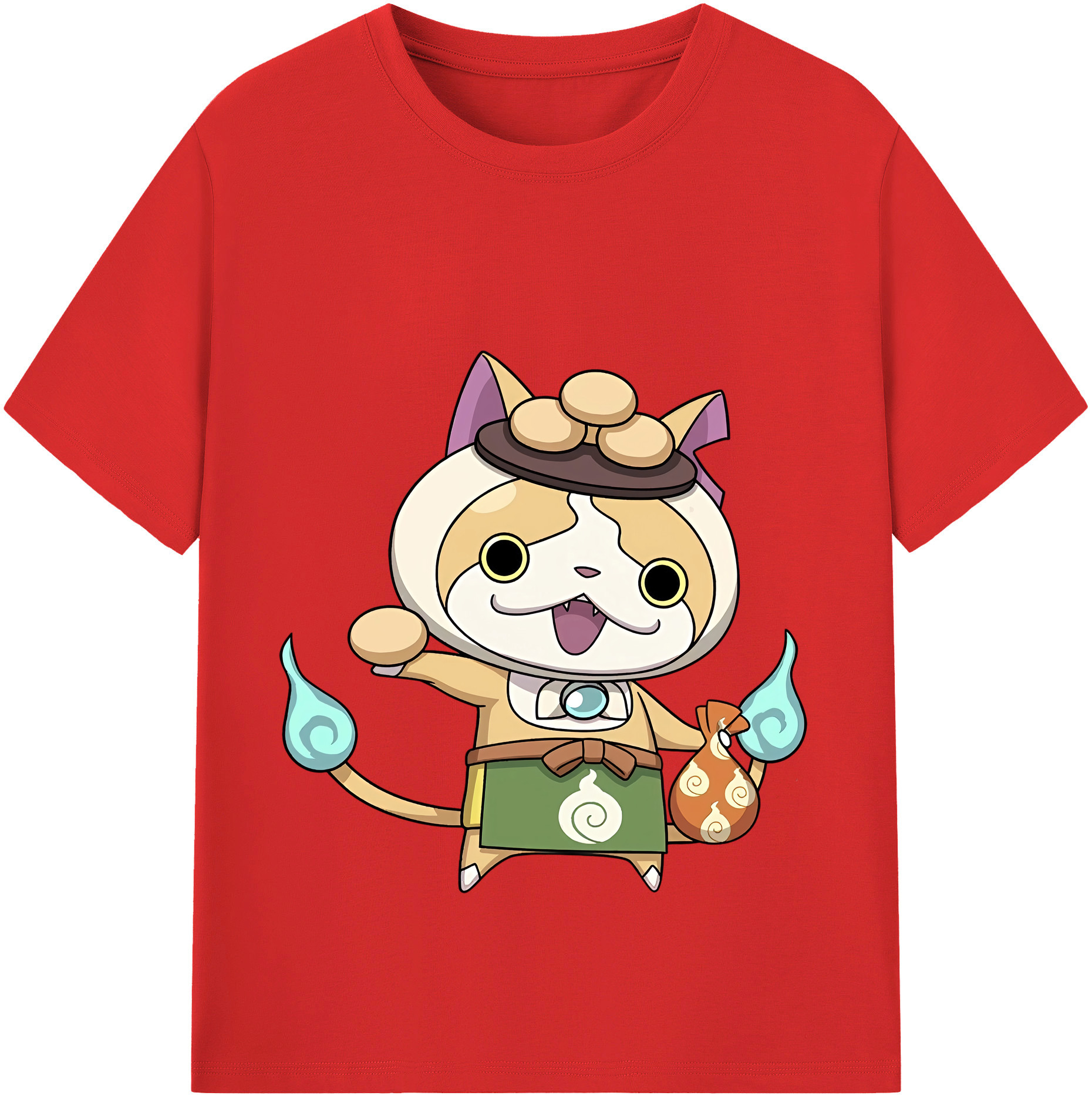 （画像用） 妖怪ウォッチ Yo-kai Watch 綿100％半袖Tシャツ（フロントプリント）
