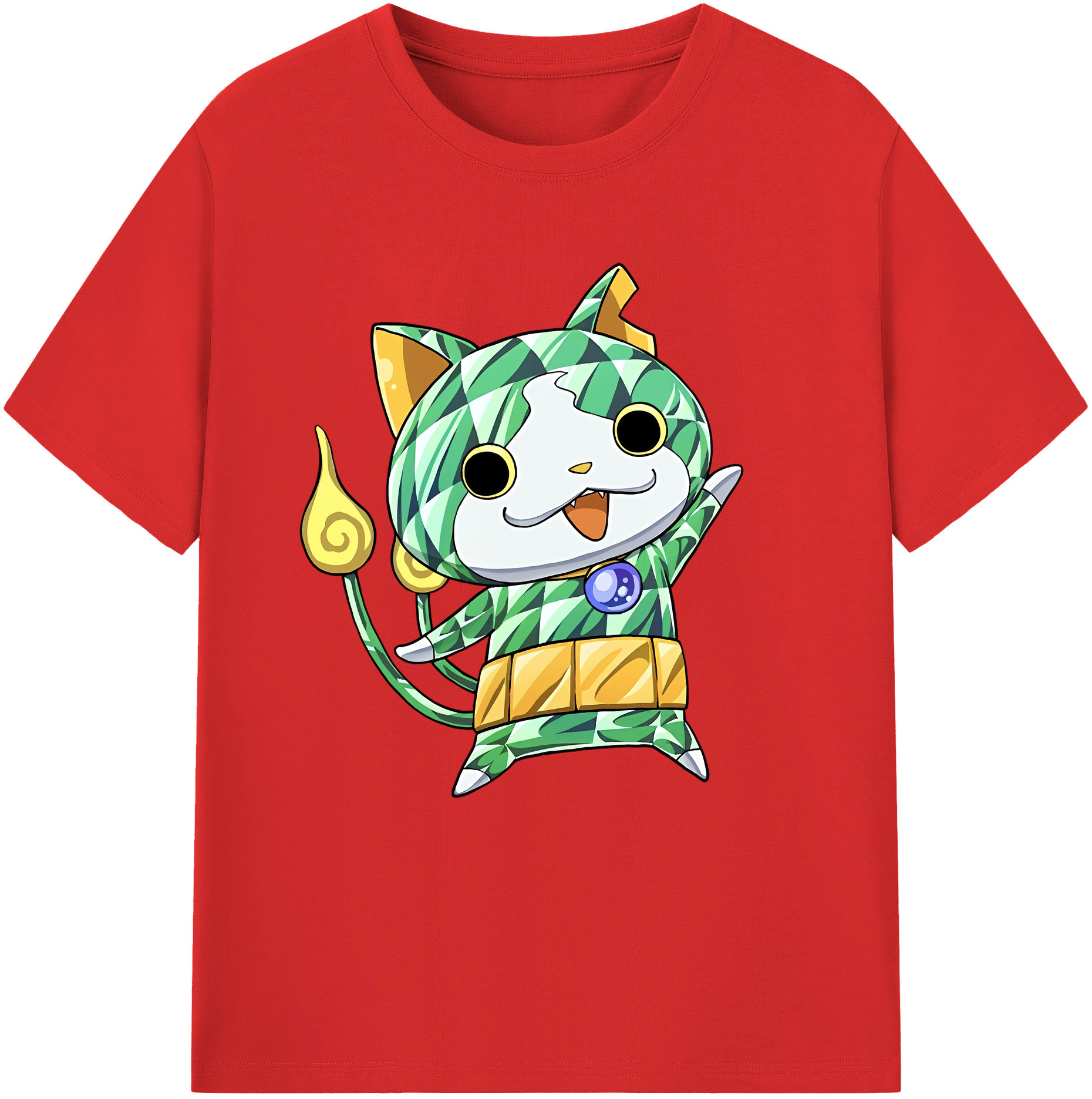 （画像用） 妖怪ウォッチ Yo-kai Watch 綿100％半袖Tシャツ（フロントプリント）