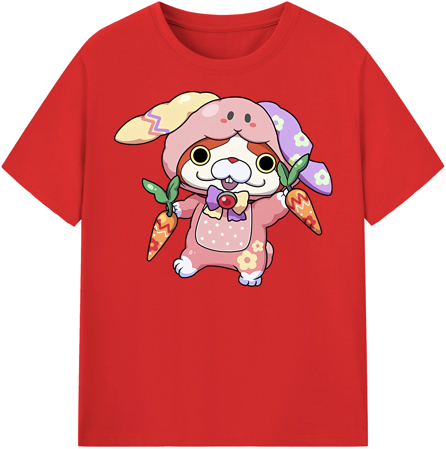 （画像用） 妖怪ウォッチ Yo-kai Watch 綿100％半袖Tシャツ（フロントプリント）