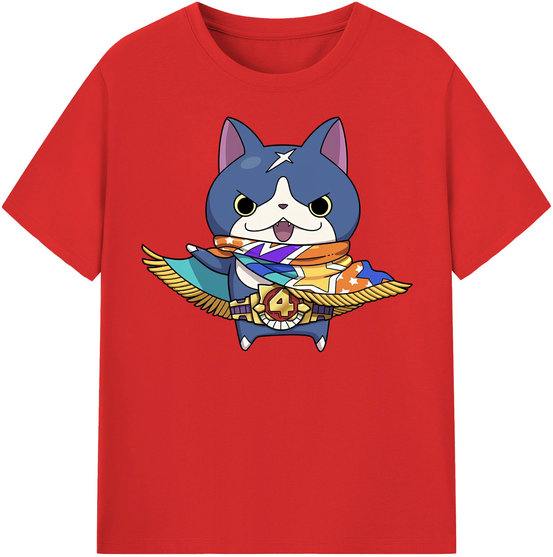 （画像用） 妖怪ウォッチ Yo-kai Watch 綿100％半袖Tシャツ（フロントプリント）
