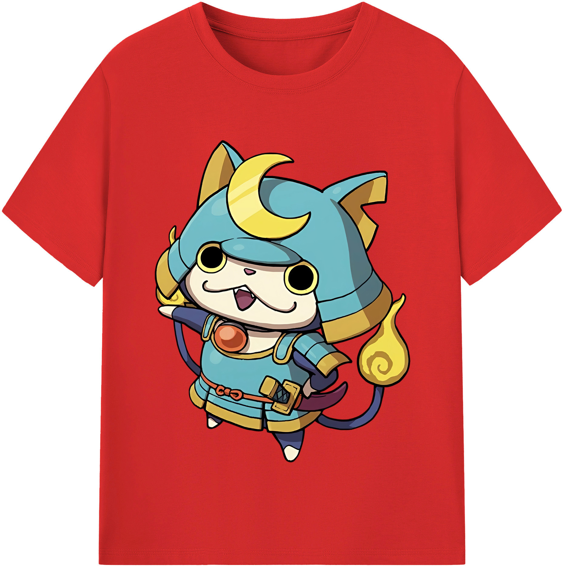 （画像用） 妖怪ウォッチ Yo-kai Watch 綿100％半袖Tシャツ（フロントプリント）