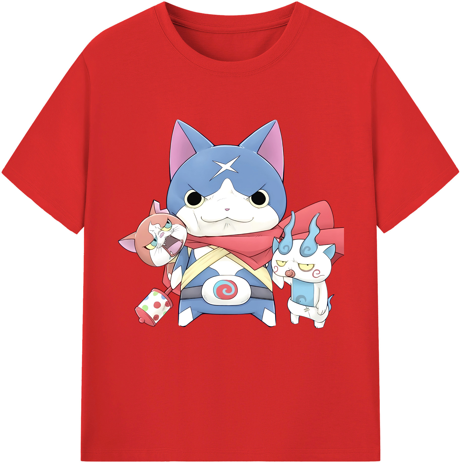 （画像用） 妖怪ウォッチ Yo-kai Watch 綿100％半袖Tシャツ（フロントプリント）