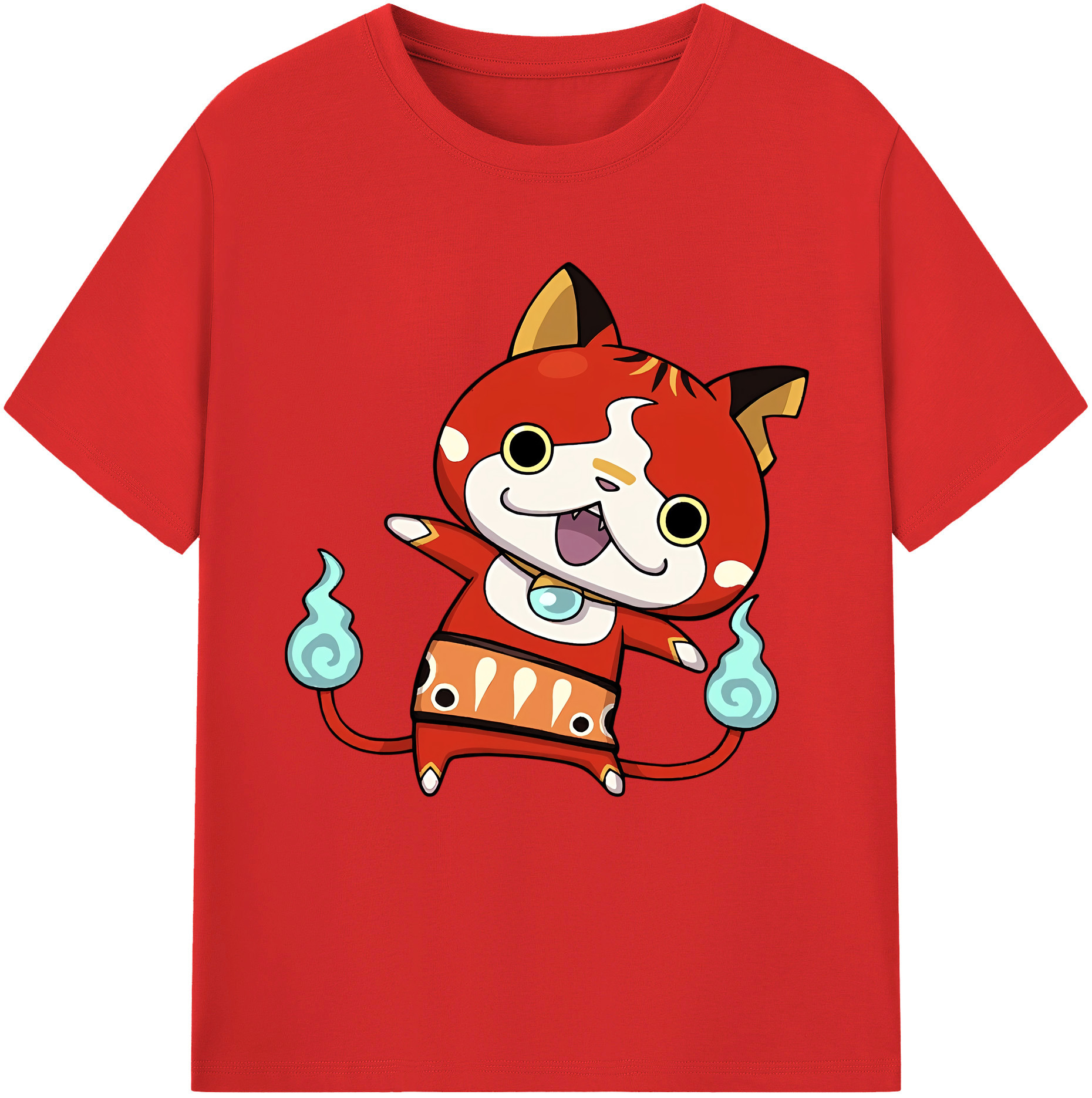 （画像用） 妖怪ウォッチ Yo-kai Watch 綿100％半袖Tシャツ（フロントプリント）