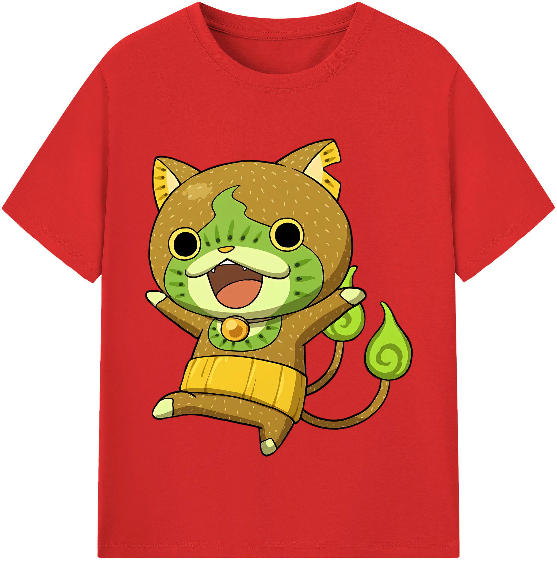（画像用） 妖怪ウォッチ Yo-kai Watch 綿100％半袖Tシャツ（フロントプリント）
