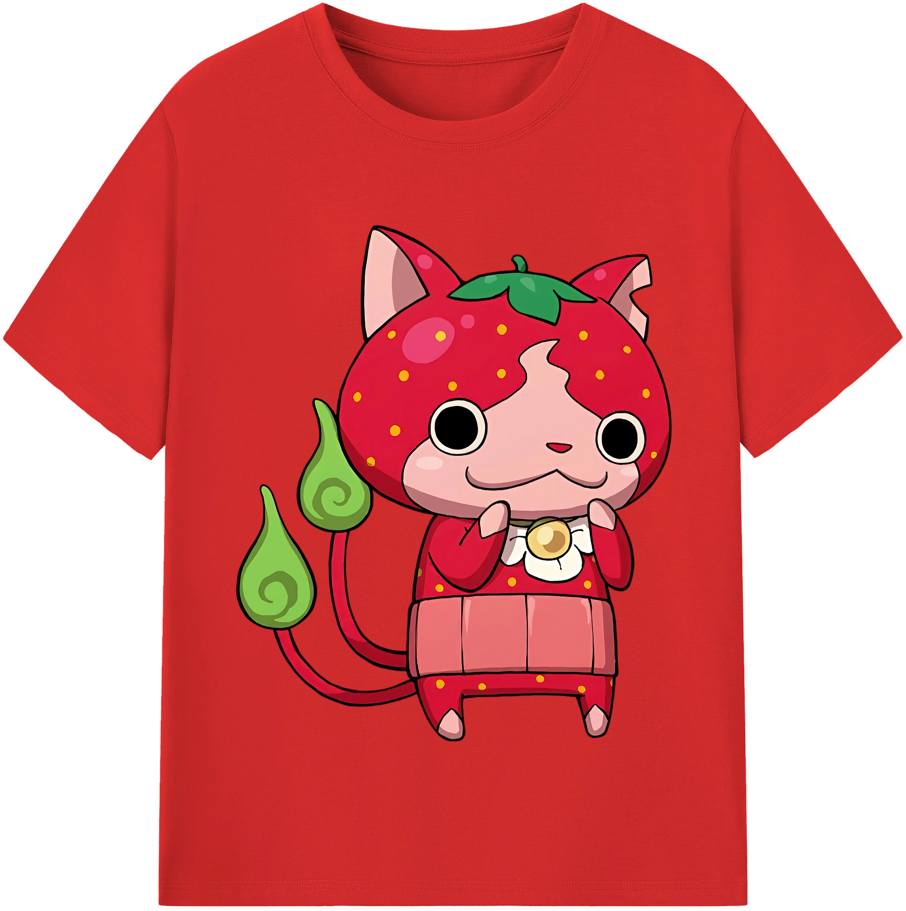 （画像用） 妖怪ウォッチ Yo-kai Watch 綿100％半袖Tシャツ（フロントプリント）
