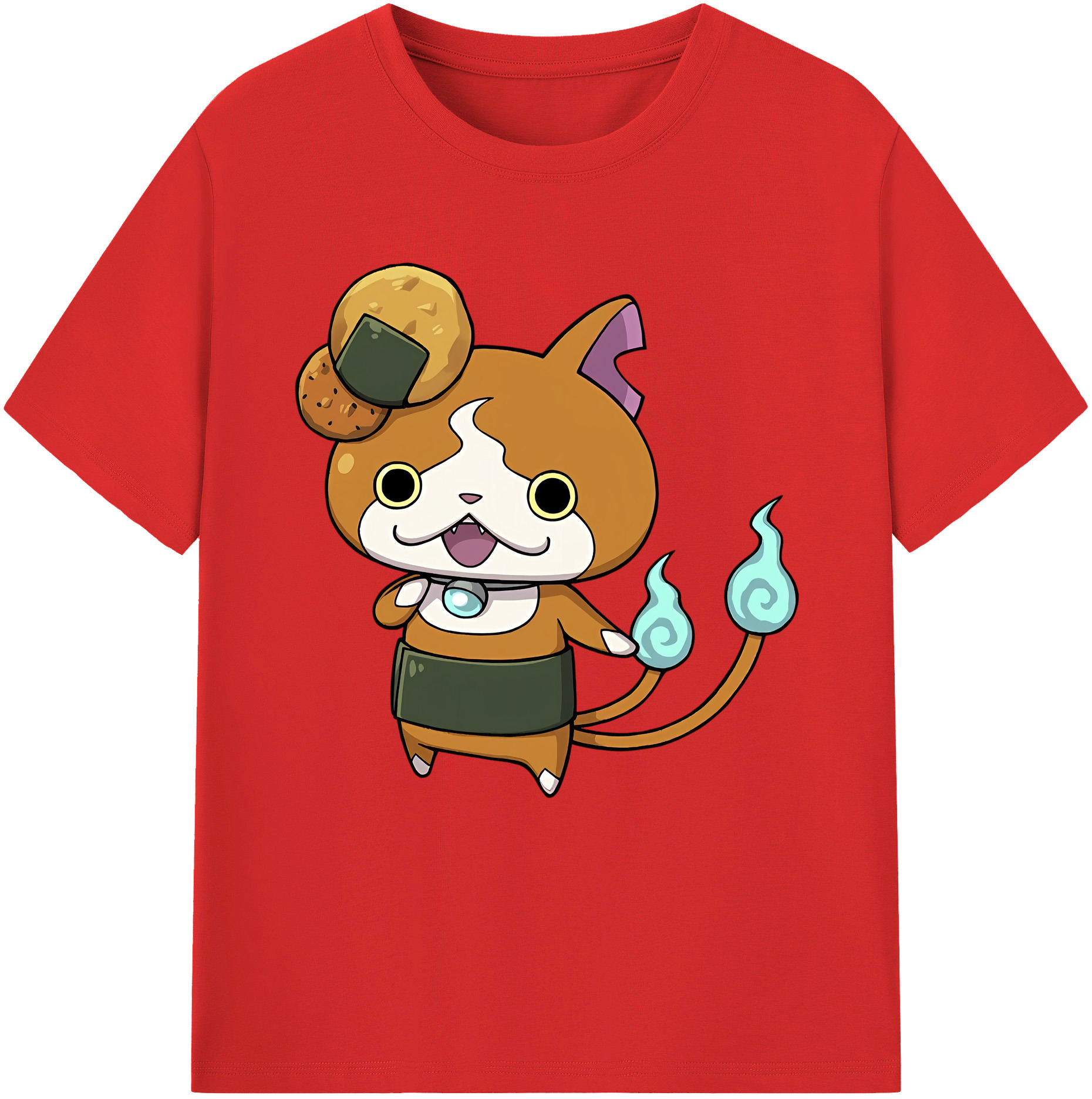（画像用） 妖怪ウォッチ Yo-kai Watch 綿100％半袖Tシャツ（フロントプリント）
