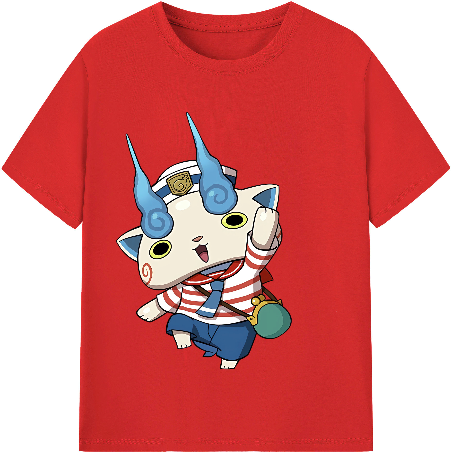 （画像用） 妖怪ウォッチ Yo-kai Watch 綿100％半袖Tシャツ（フロントプリント）