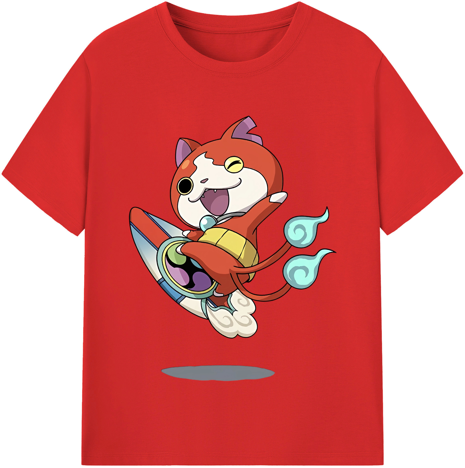 （画像用） 妖怪ウォッチ Yo-kai Watch 綿100％半袖Tシャツ（フロントプリント）