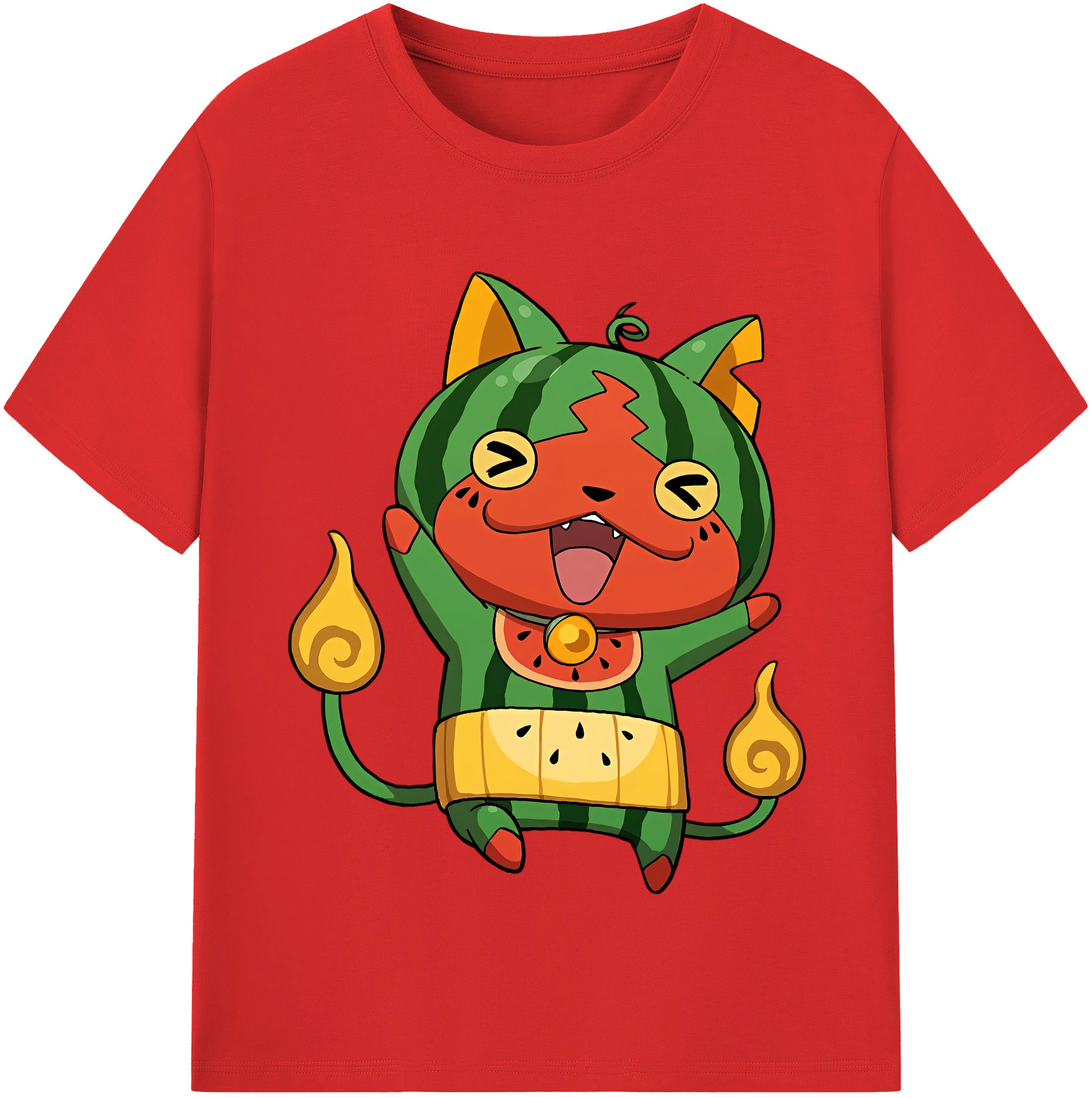 （画像用） 妖怪ウォッチ Yo-kai Watch 綿100％半袖Tシャツ（フロントプリント）