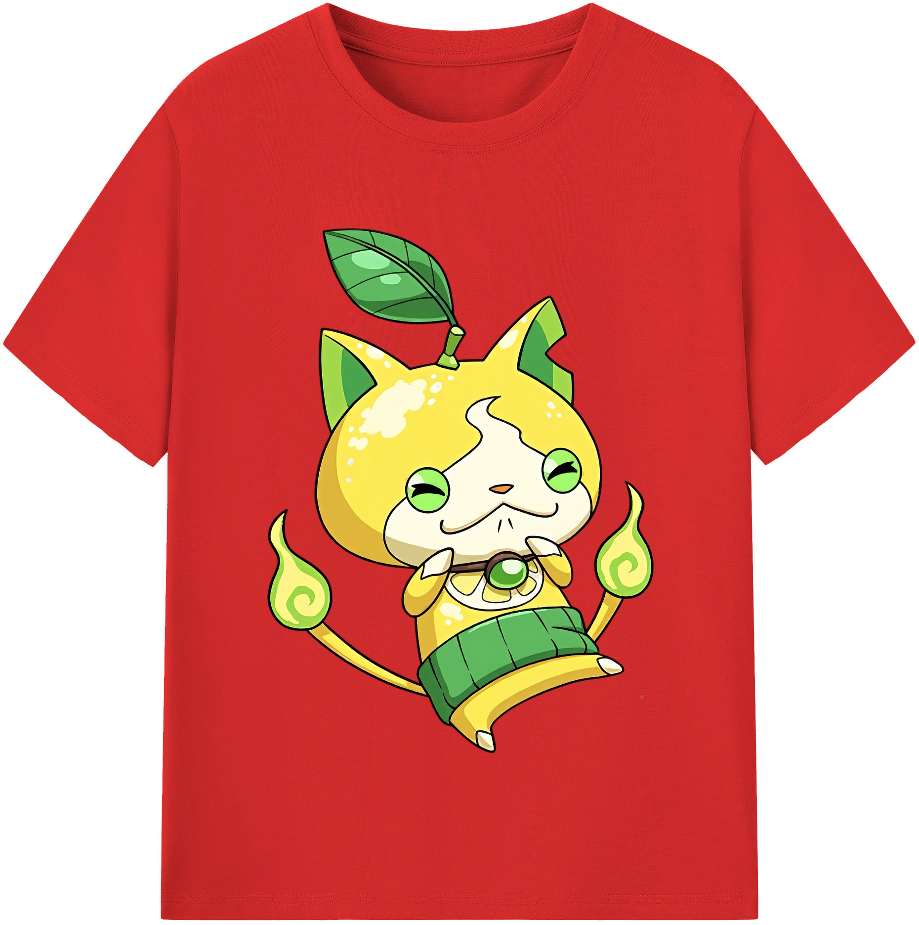 （画像用） 妖怪ウォッチ Yo-kai Watch 綿100％半袖Tシャツ（フロントプリント）