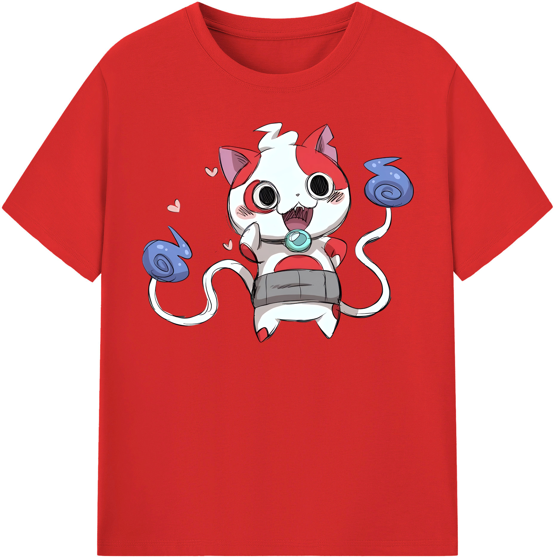 （画像用） 妖怪ウォッチ Yo-kai Watch 綿100％半袖Tシャツ（フロントプリント）