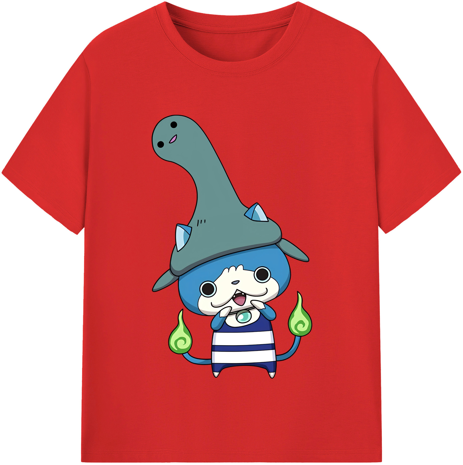 （画像用） 妖怪ウォッチ Yo-kai Watch 綿100％半袖Tシャツ（フロントプリント）