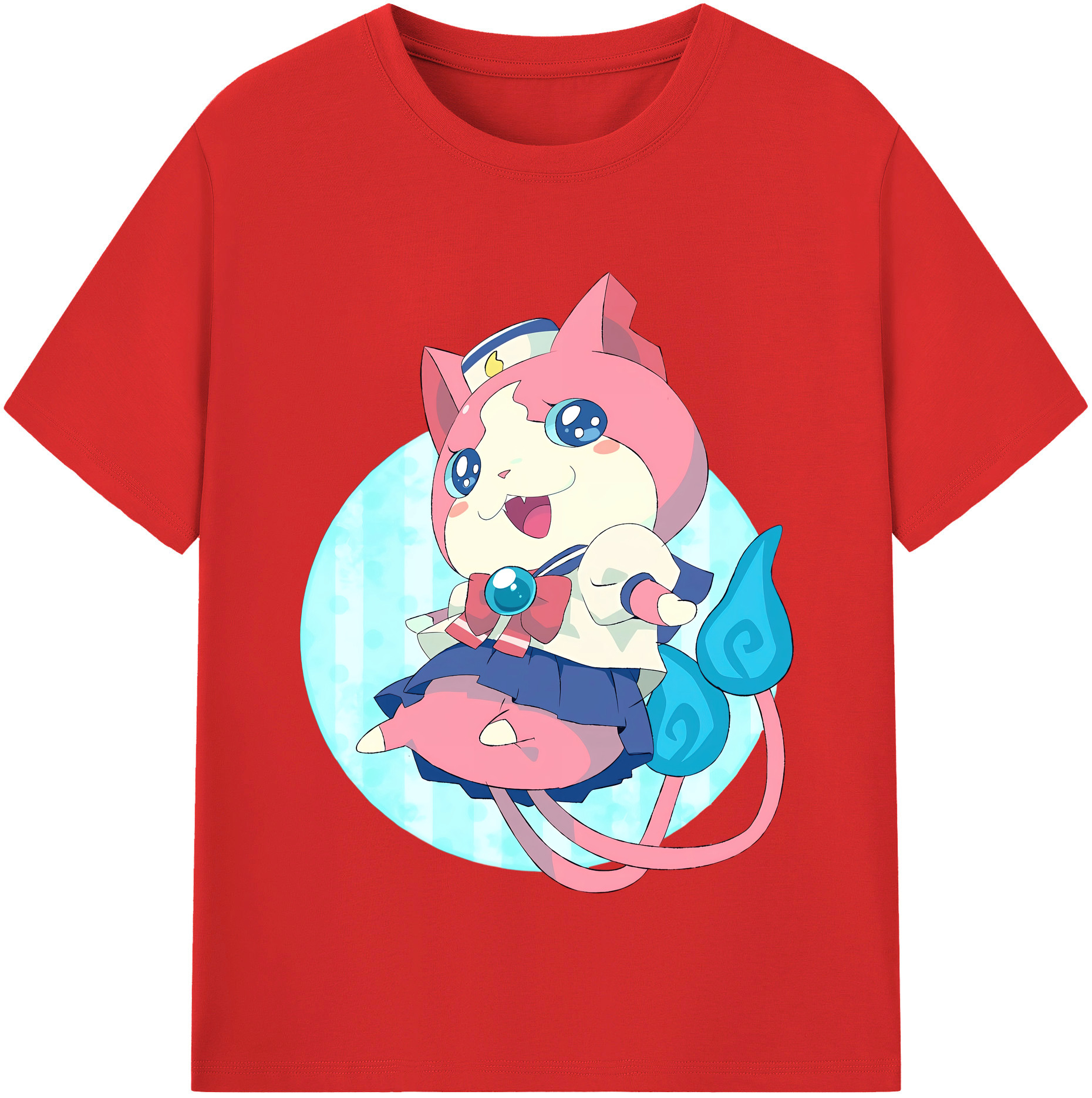 （画像用） 妖怪ウォッチ Yo-kai Watch 綿100％半袖Tシャツ（フロントプリント）