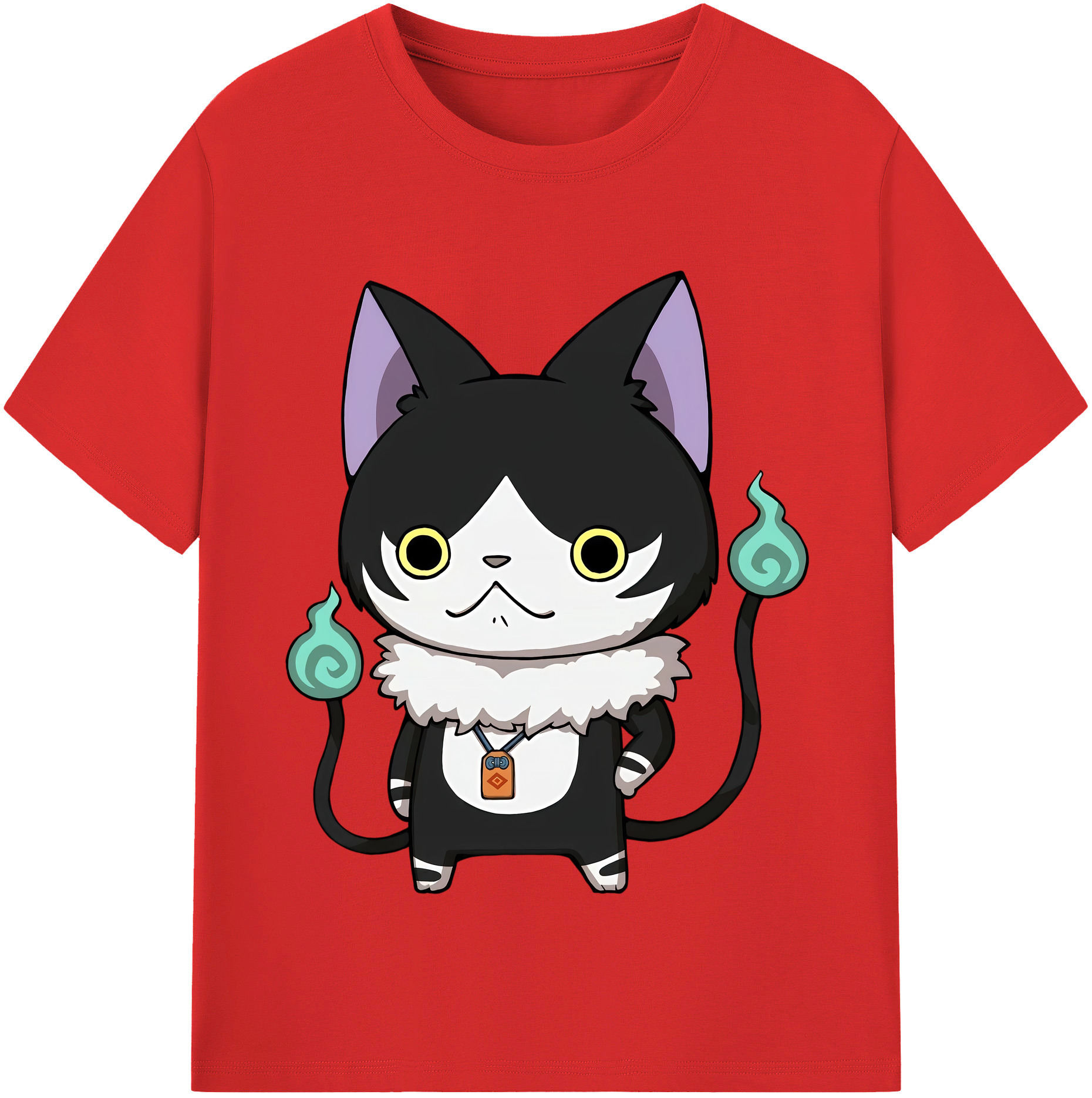 （画像用） 妖怪ウォッチ Yo-kai Watch 綿100％半袖Tシャツ（フロントプリント）