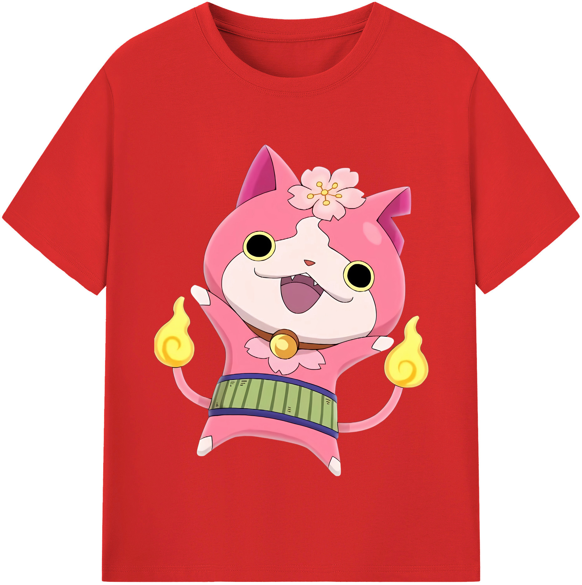 （画像用） 妖怪ウォッチ Yo-kai Watch 綿100％半袖Tシャツ（フロントプリント）