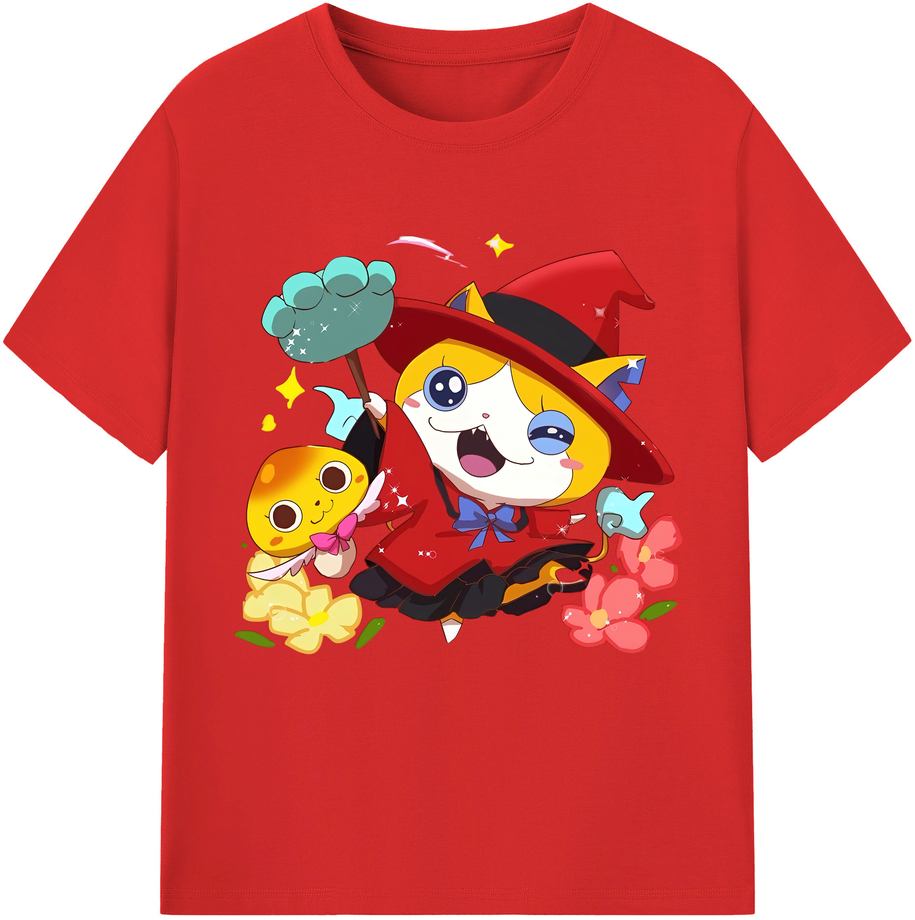 （画像用） 妖怪ウォッチ Yo-kai Watch 綿100％半袖Tシャツ（フロントプリント）