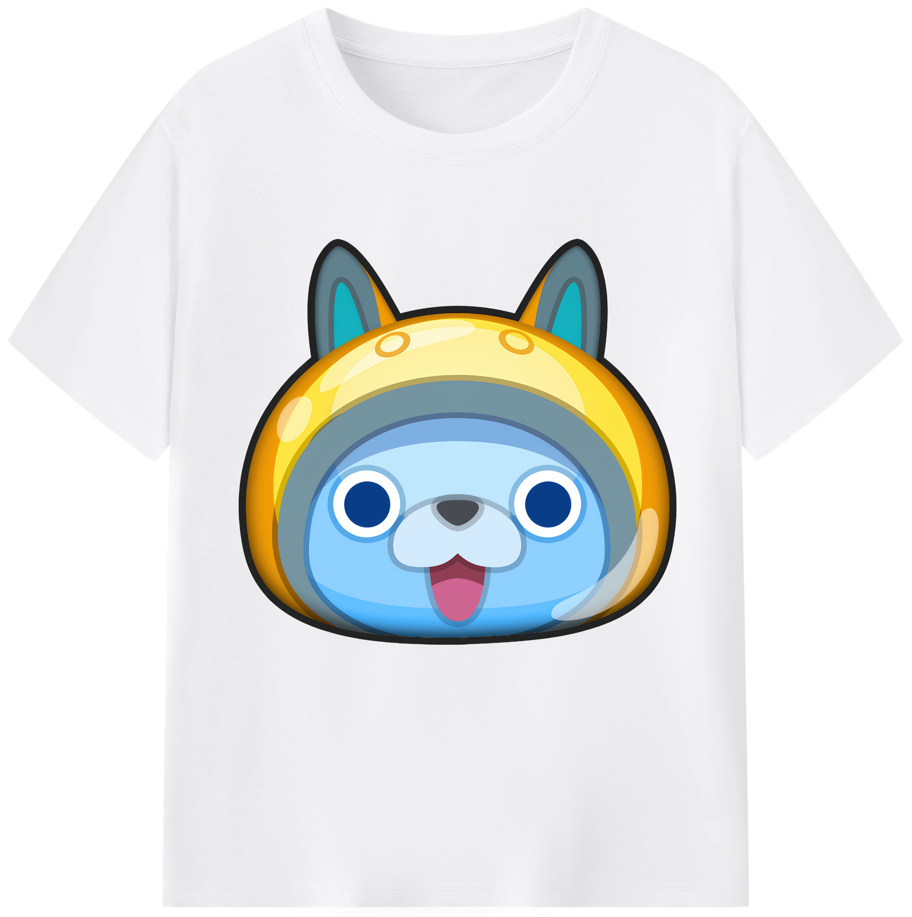 （画像用） 妖怪ウォッチ Yo-kai Watch 綿100％半袖Tシャツ（フロントプリント）