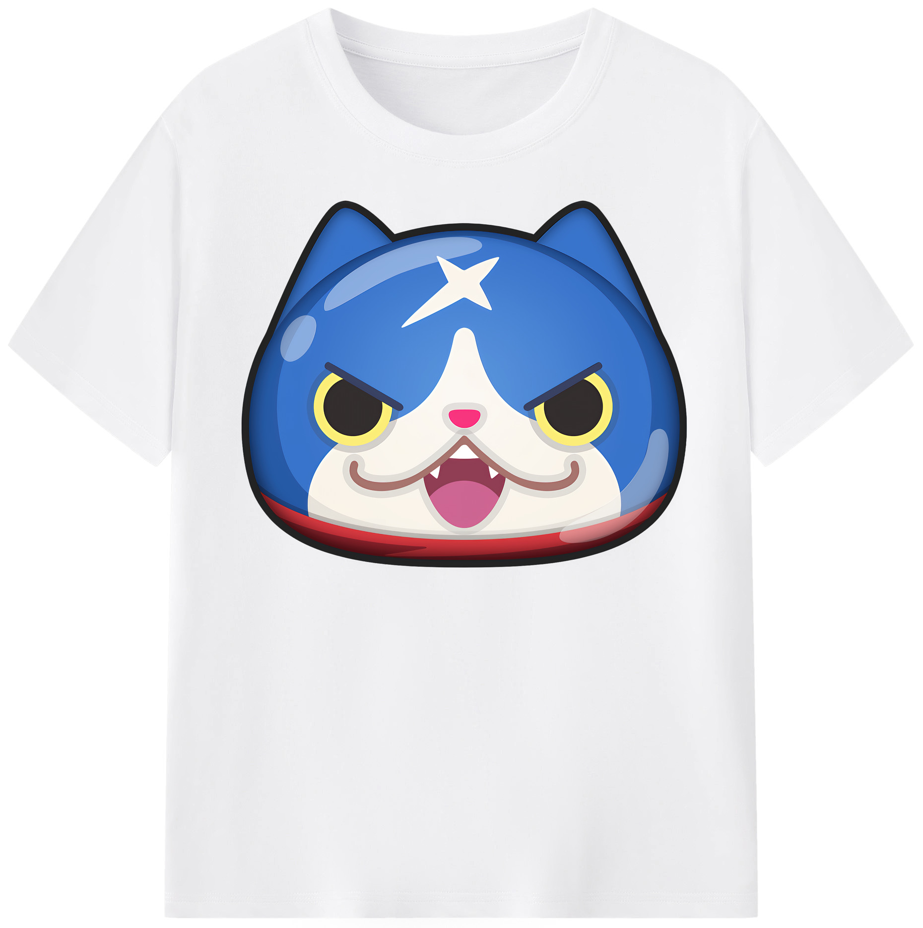 （画像用） 妖怪ウォッチ Yo-kai Watch 綿100％半袖Tシャツ（フロントプリント）