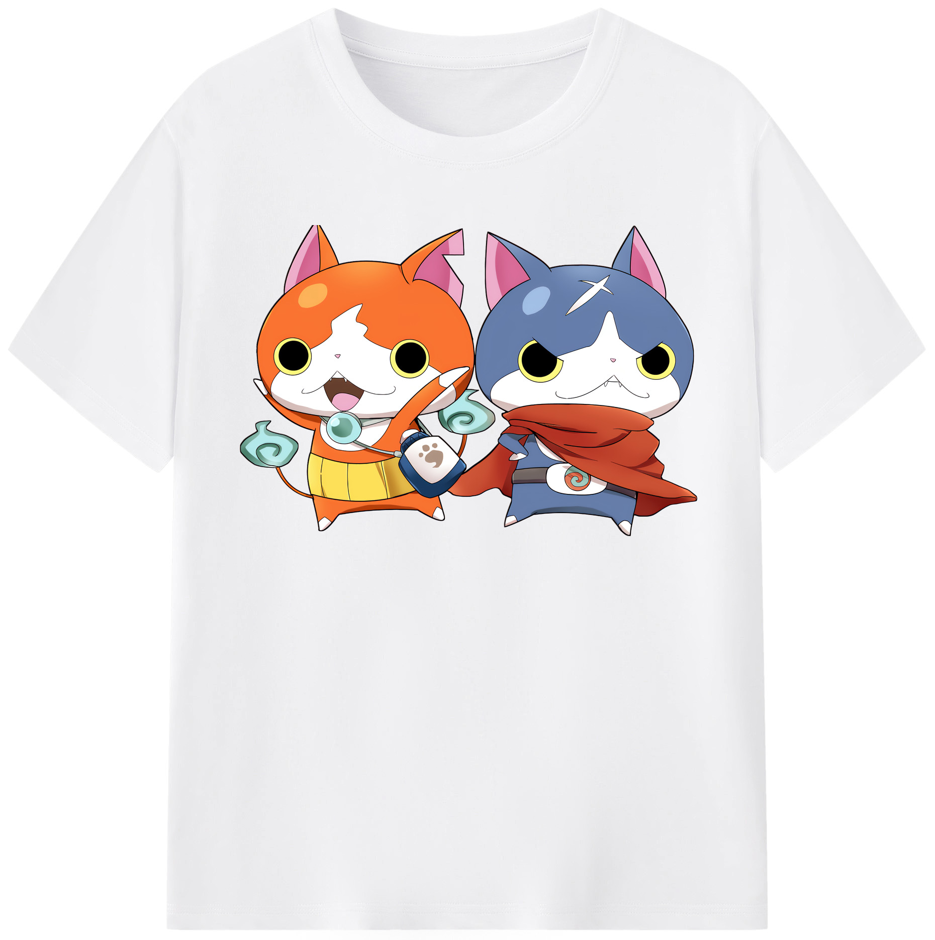 （画像用） 妖怪ウォッチ Yo-kai Watch 綿100％半袖Tシャツ（フロントプリント）