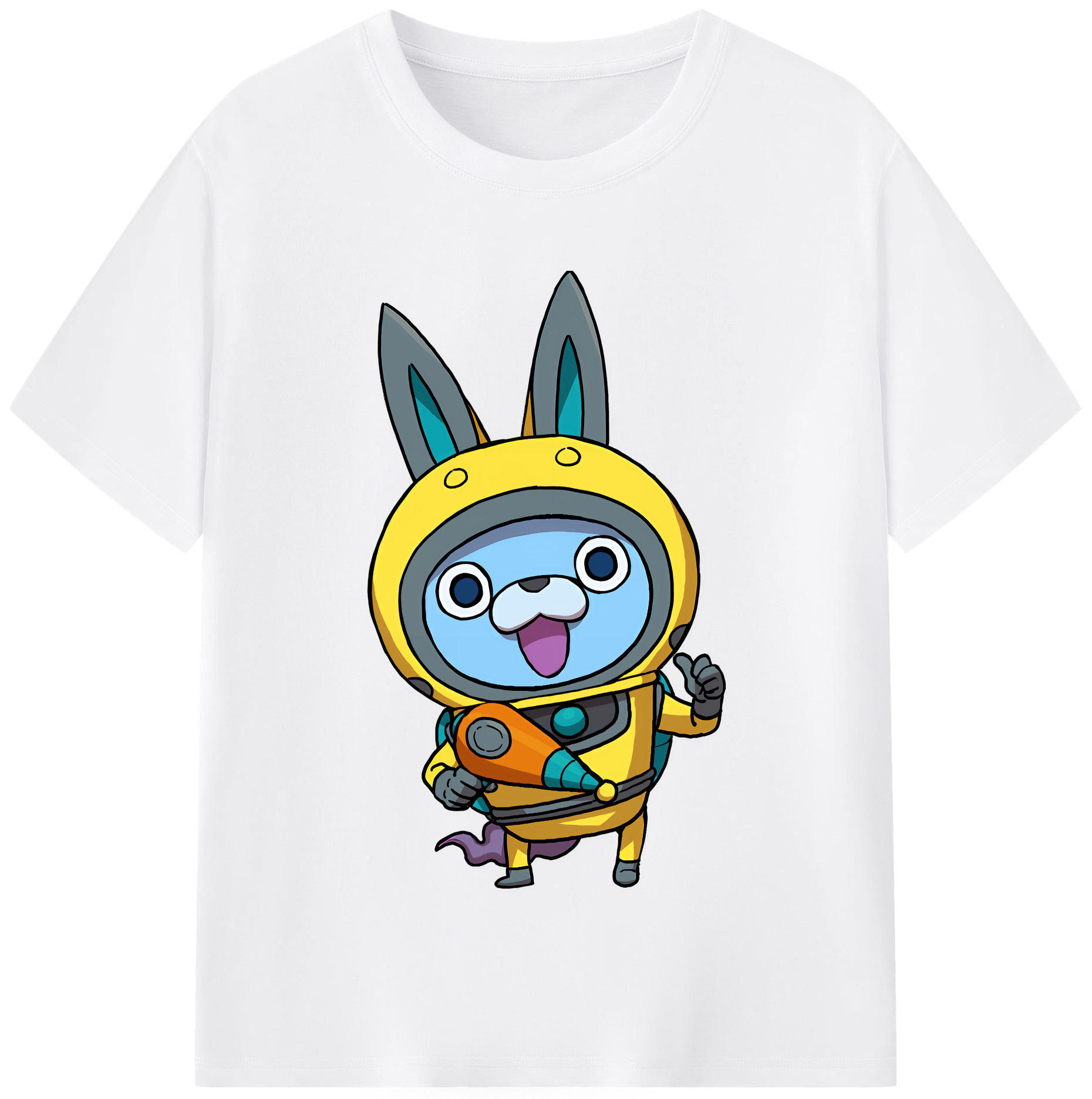 （画像用） 妖怪ウォッチ Yo-kai Watch 綿100％半袖Tシャツ（フロントプリント）