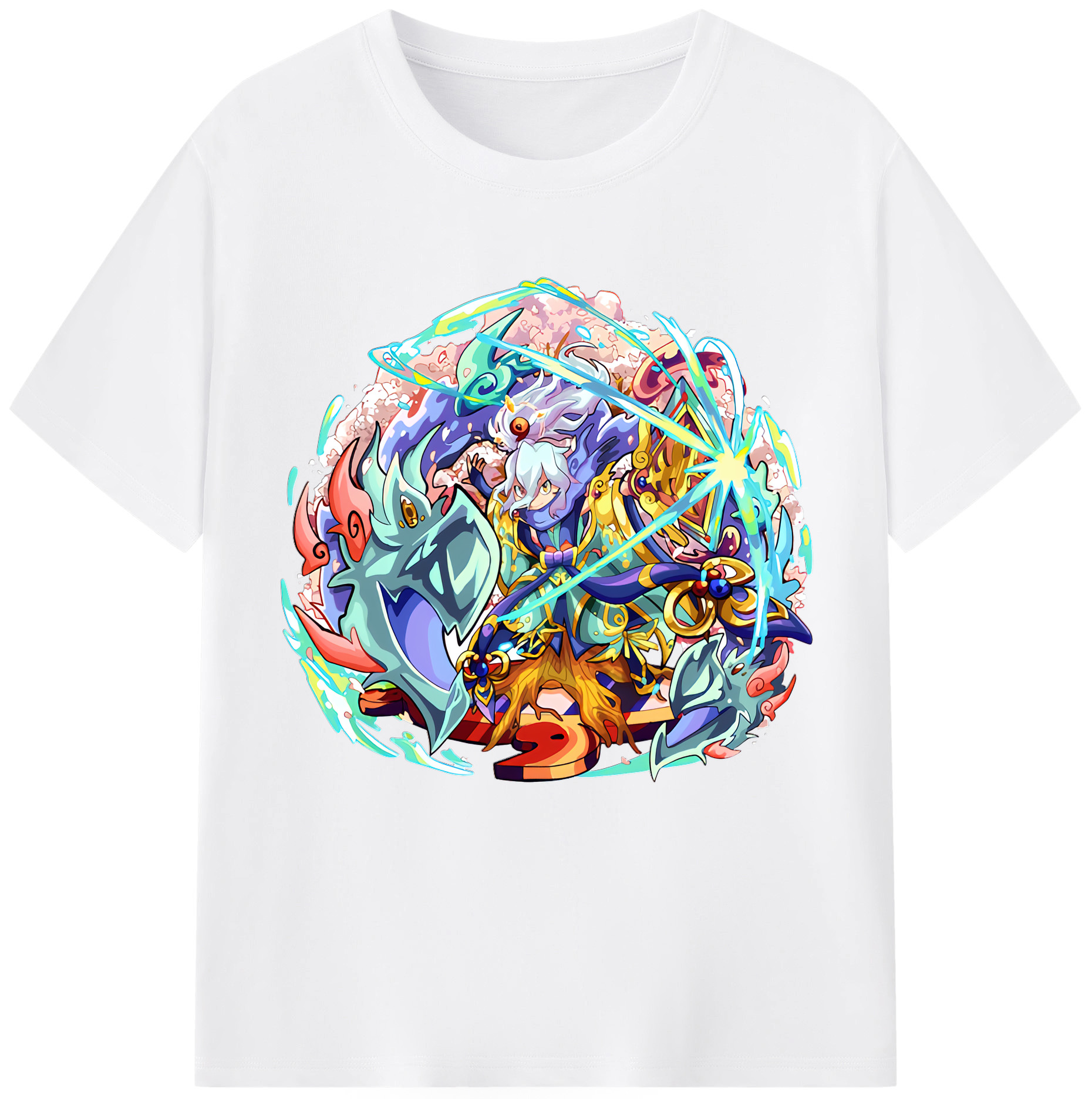 （画像用） 妖怪ウォッチ Yo-kai Watch 綿100％半袖Tシャツ（フロントプリント）