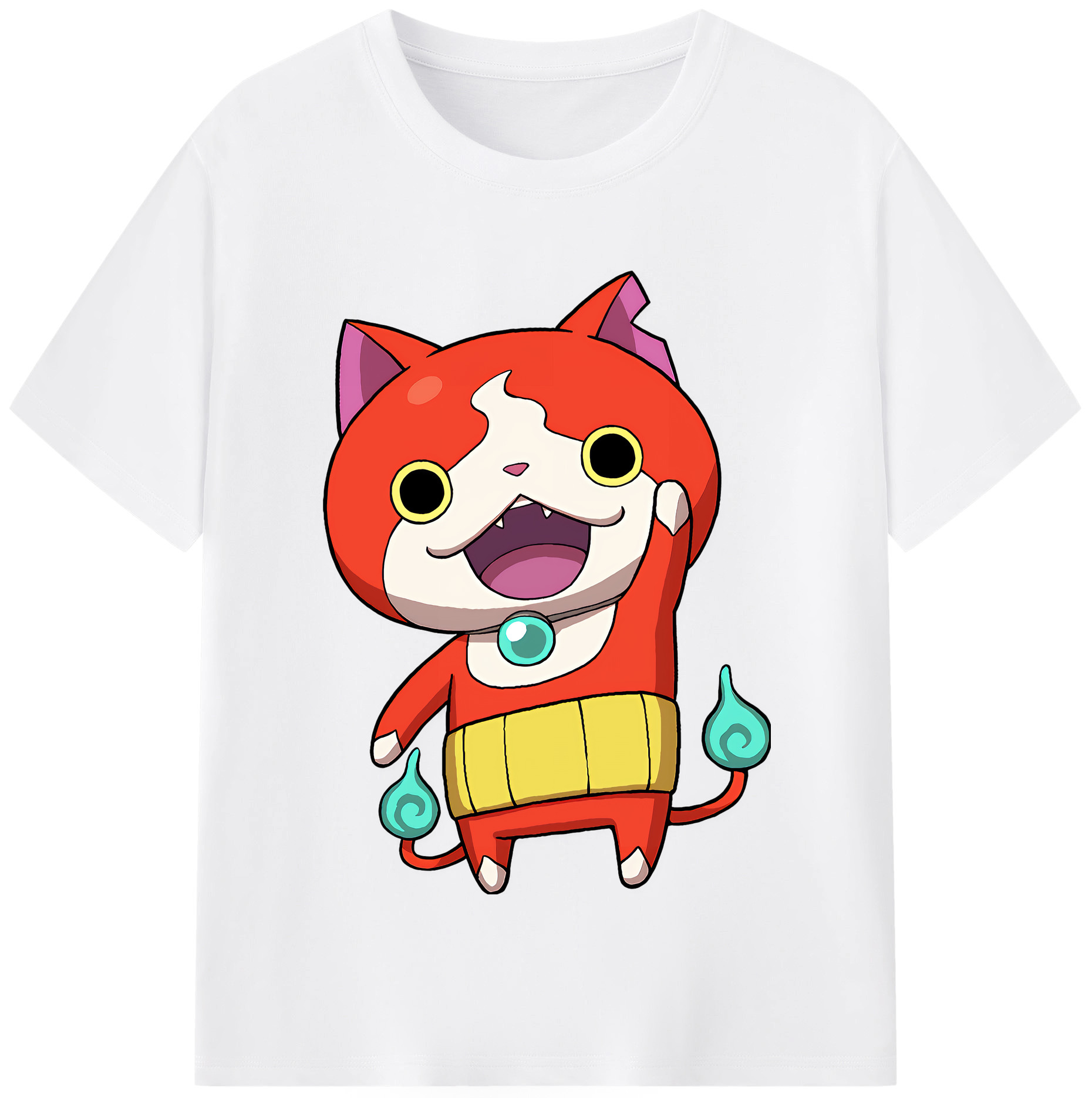（画像用） 妖怪ウォッチ Yo-kai Watch 綿100％半袖Tシャツ（フロントプリント）