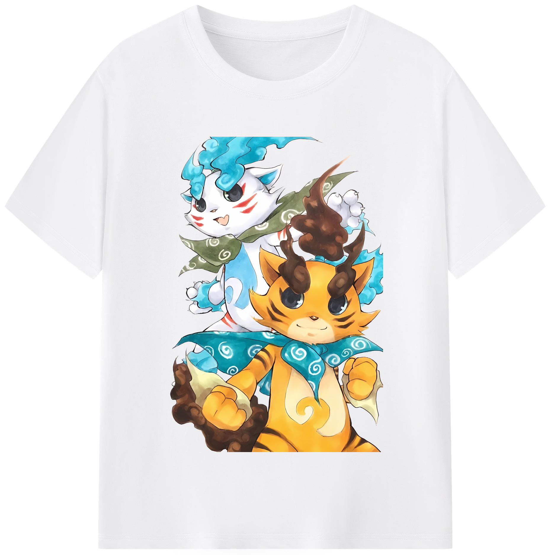 （画像用） 妖怪ウォッチ Yo-kai Watch 綿100％半袖Tシャツ（フロントプリント）
