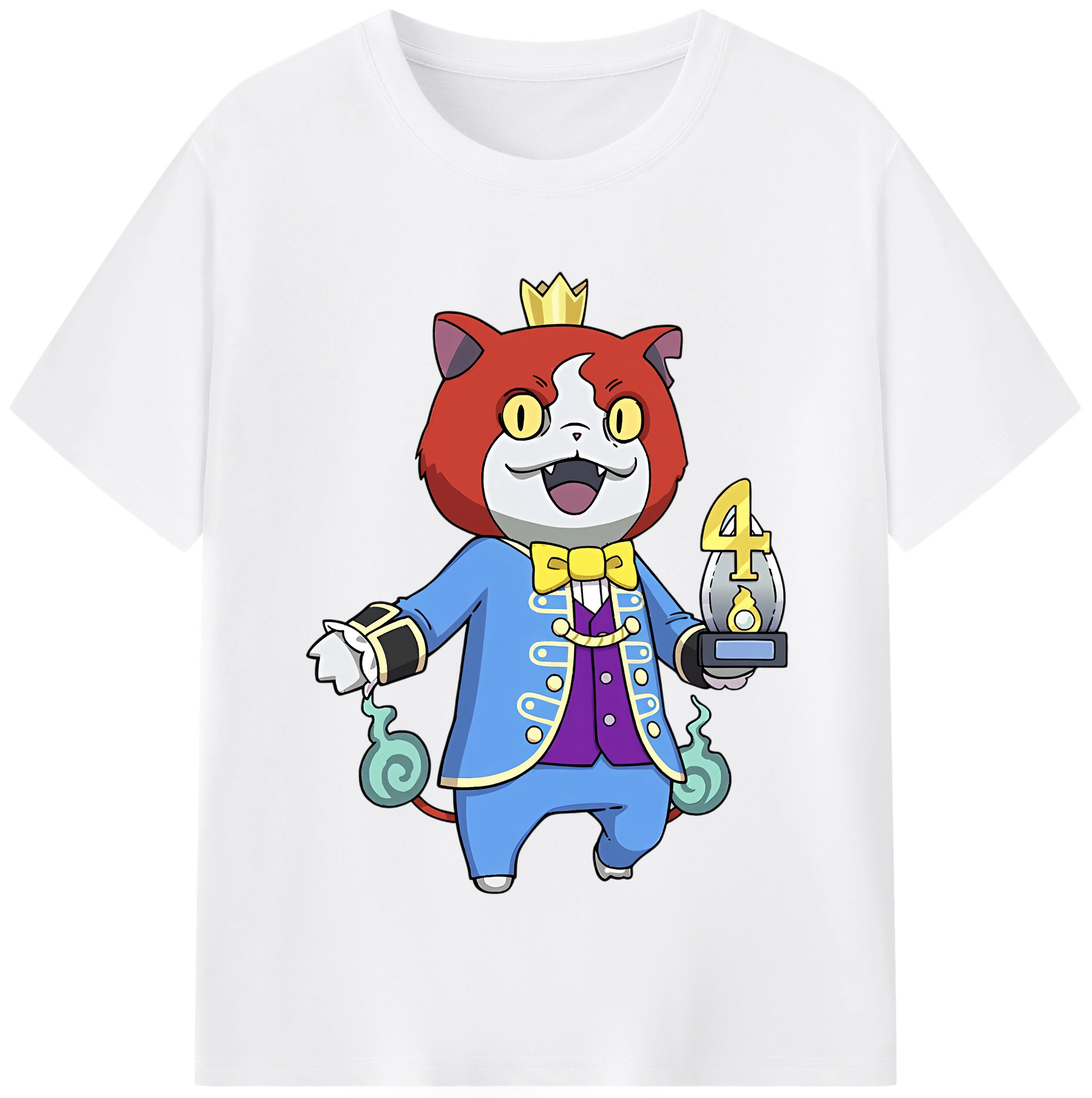 （画像用） 妖怪ウォッチ Yo-kai Watch 綿100％半袖Tシャツ（フロントプリント）