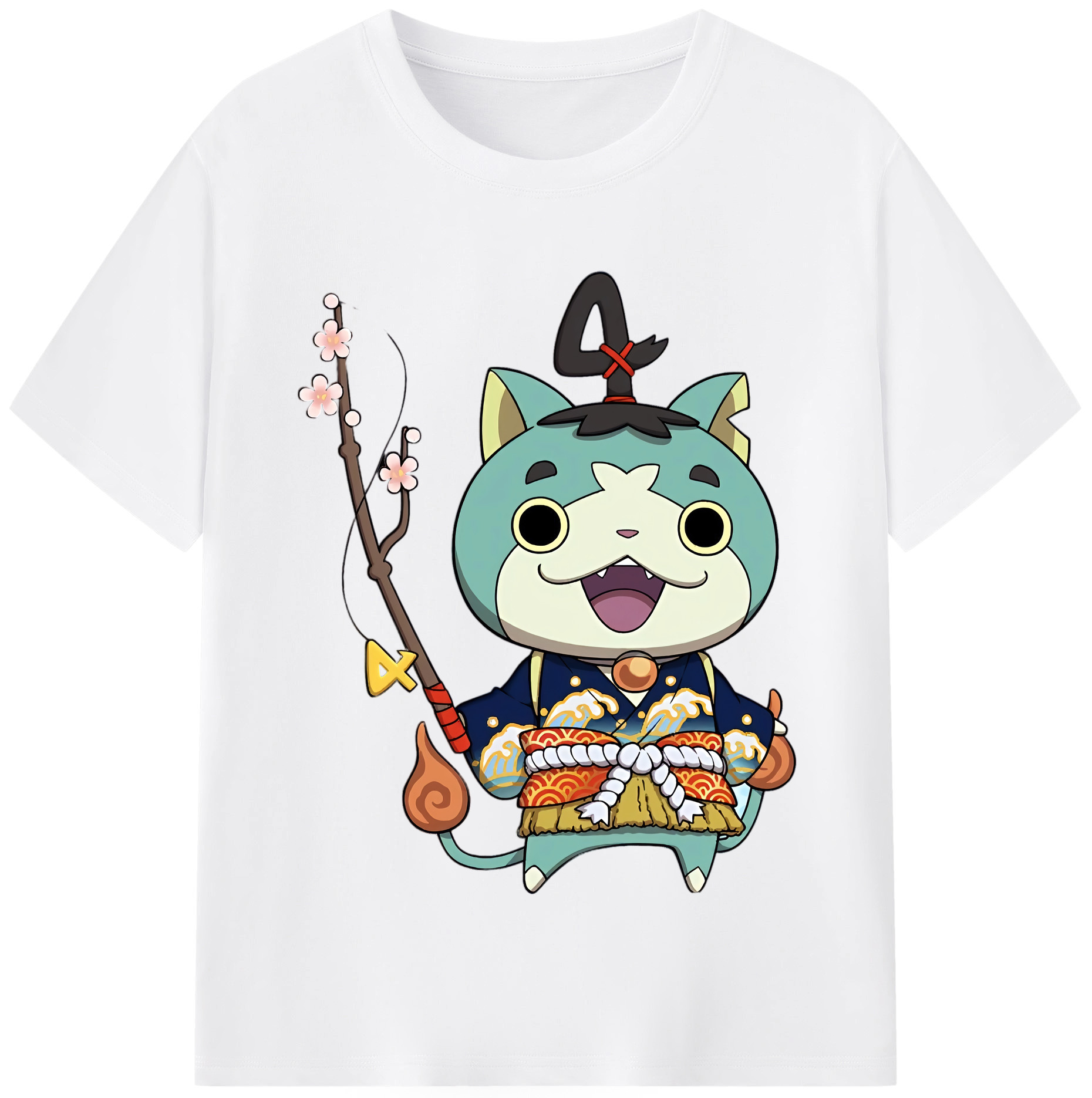 （画像用） 妖怪ウォッチ Yo-kai Watch 綿100％半袖Tシャツ（フロントプリント）