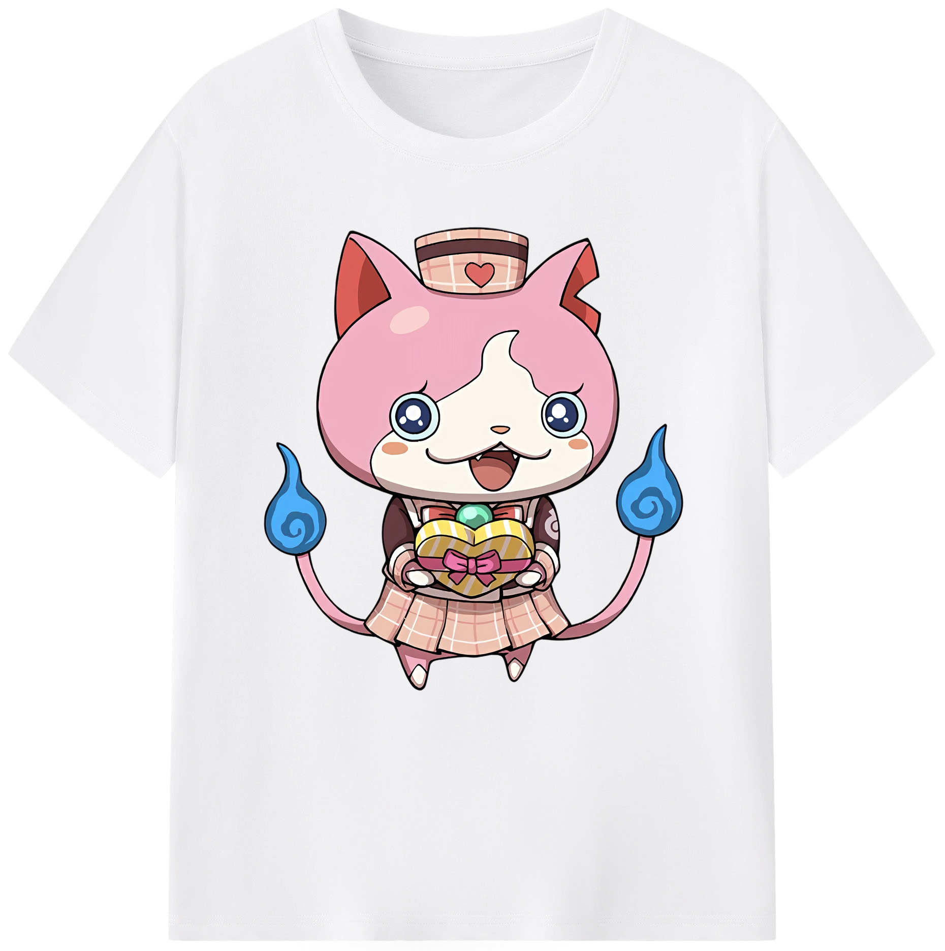 （画像用） 妖怪ウォッチ Yo-kai Watch 綿100％半袖Tシャツ（フロントプリント）
