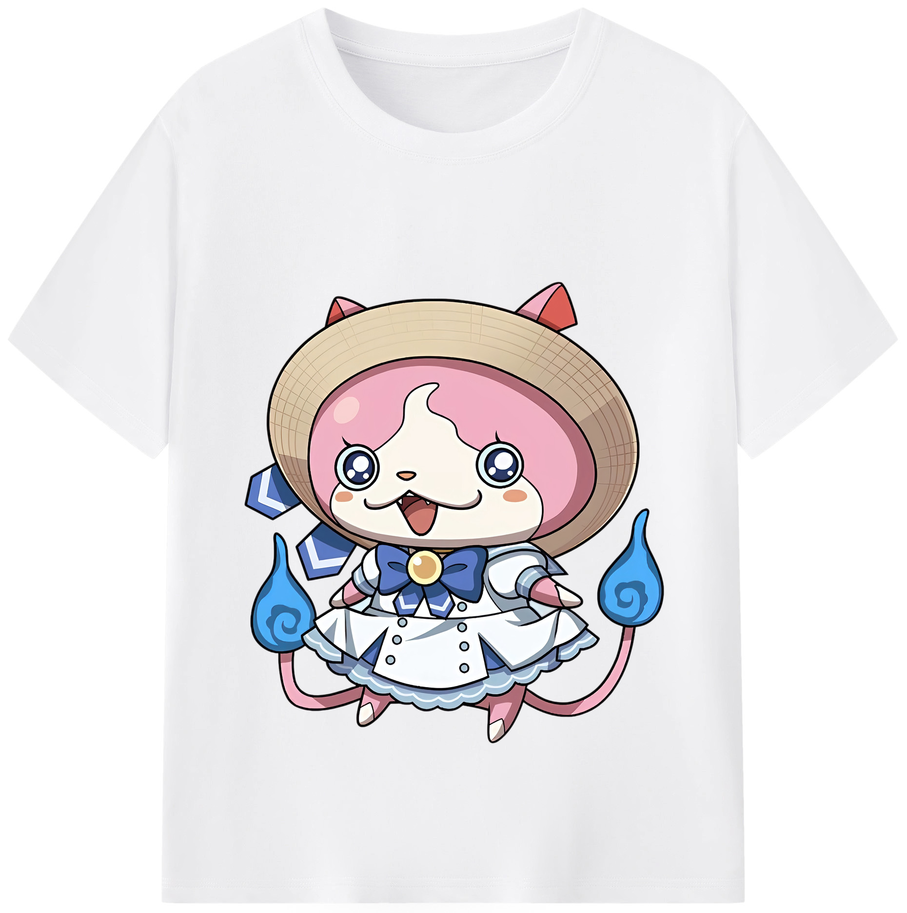 （画像用） 妖怪ウォッチ Yo-kai Watch 綿100％半袖Tシャツ（フロントプリント）