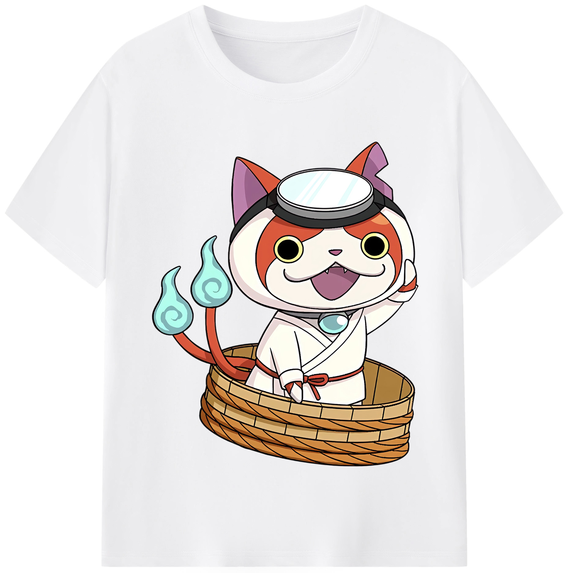 （画像用） 妖怪ウォッチ Yo-kai Watch 綿100％半袖Tシャツ（フロントプリント）