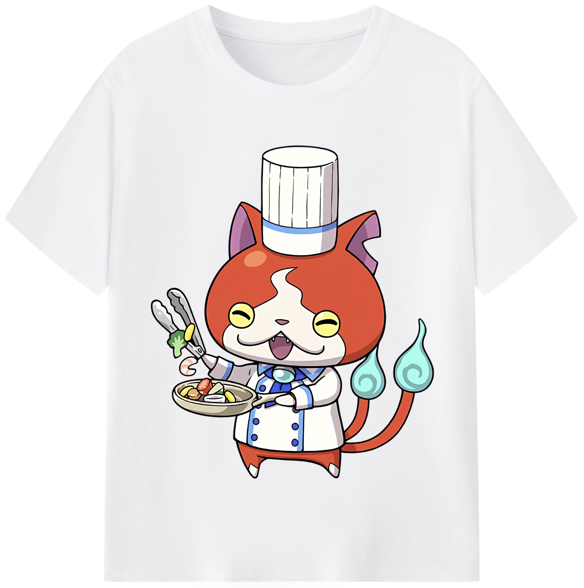 （画像用） 妖怪ウォッチ Yo-kai Watch 綿100％半袖Tシャツ（フロントプリント）
