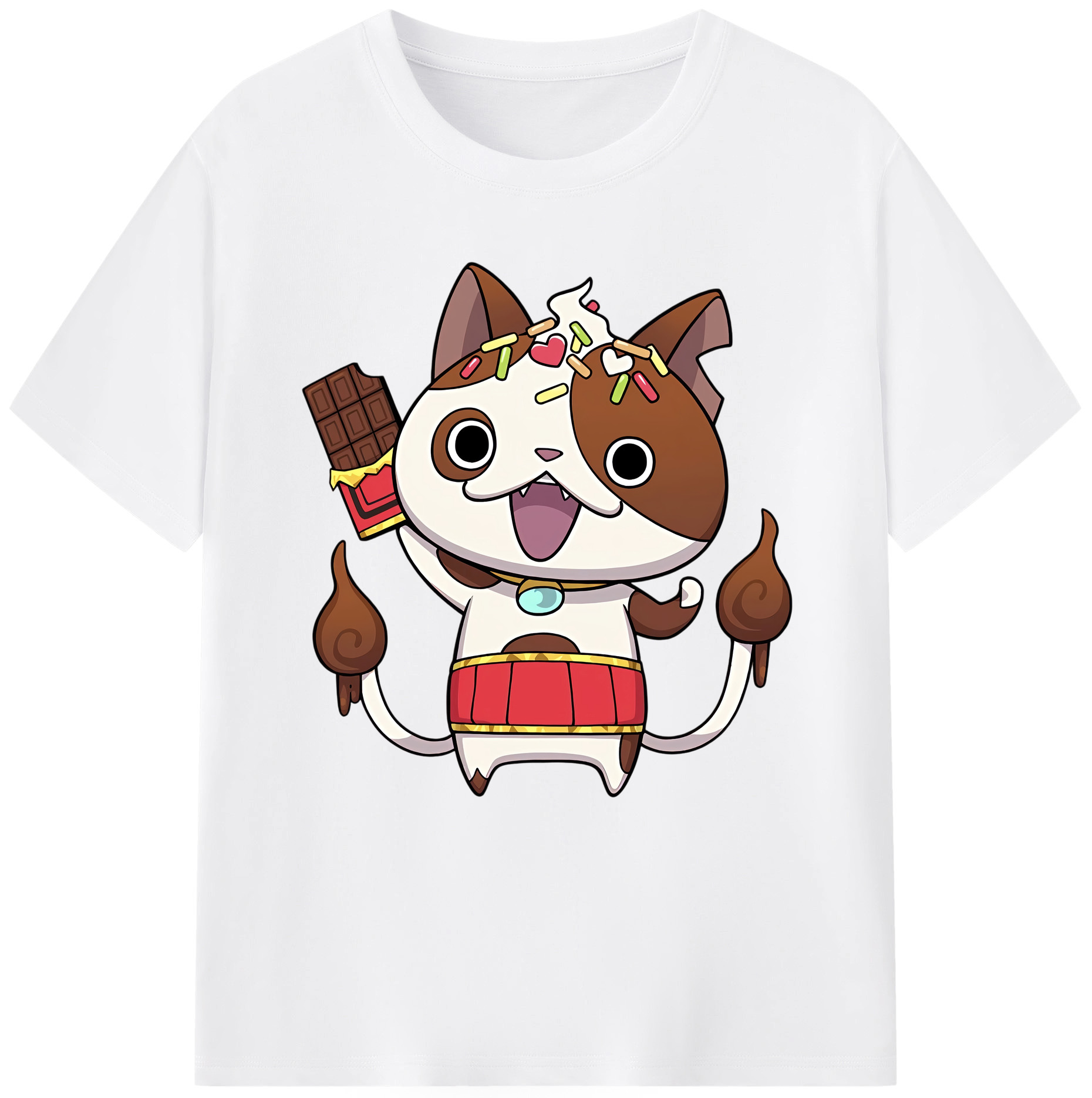 （画像用） 妖怪ウォッチ Yo-kai Watch 綿100％半袖Tシャツ（フロントプリント）