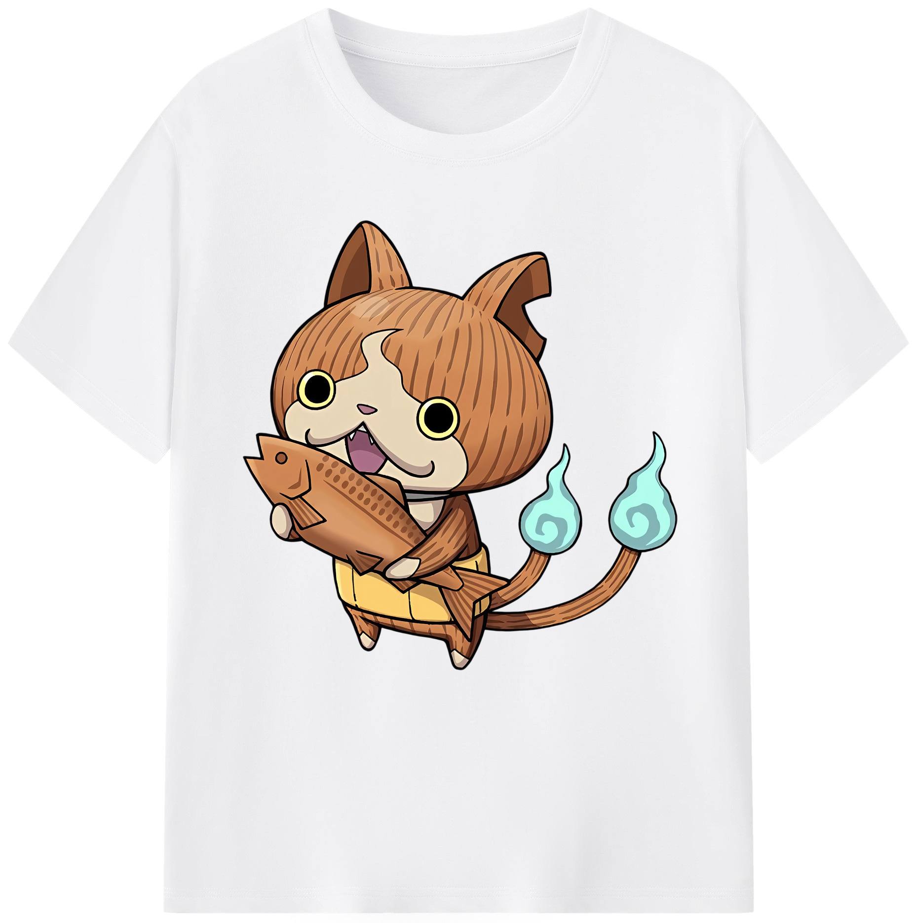 （画像用） 妖怪ウォッチ Yo-kai Watch 綿100％半袖Tシャツ（フロントプリント）