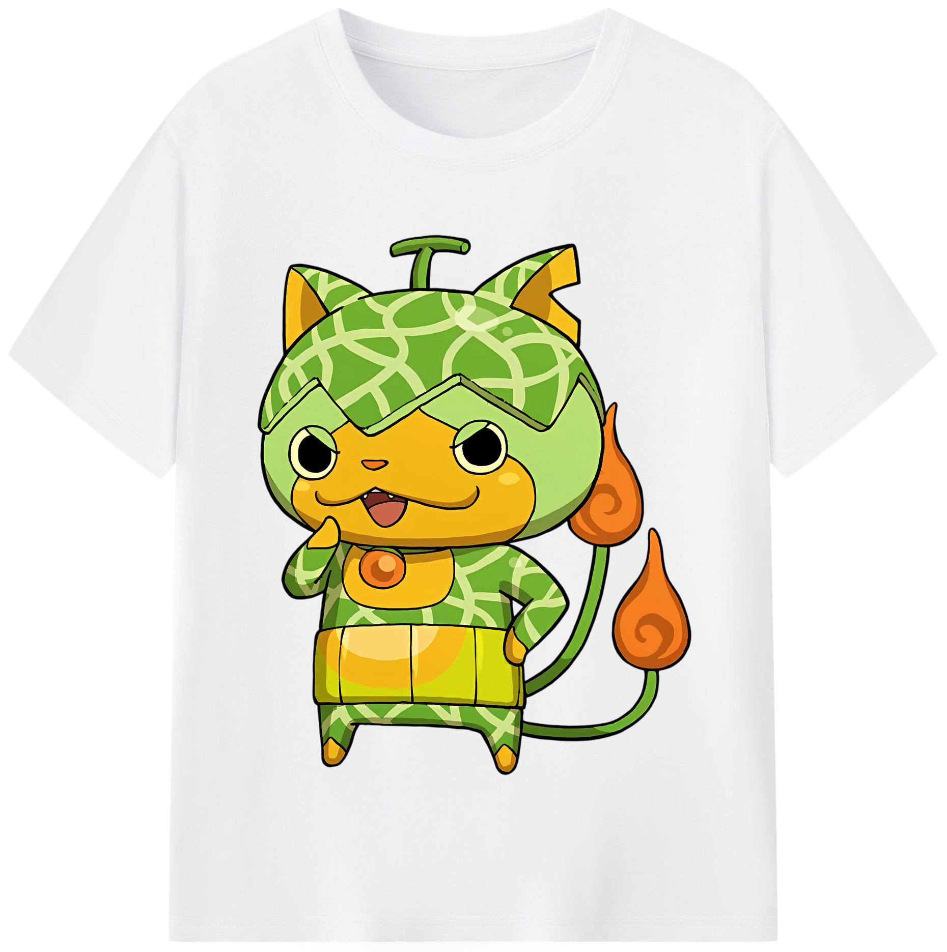 （画像用） 妖怪ウォッチ Yo-kai Watch 綿100％半袖Tシャツ（フロントプリント）