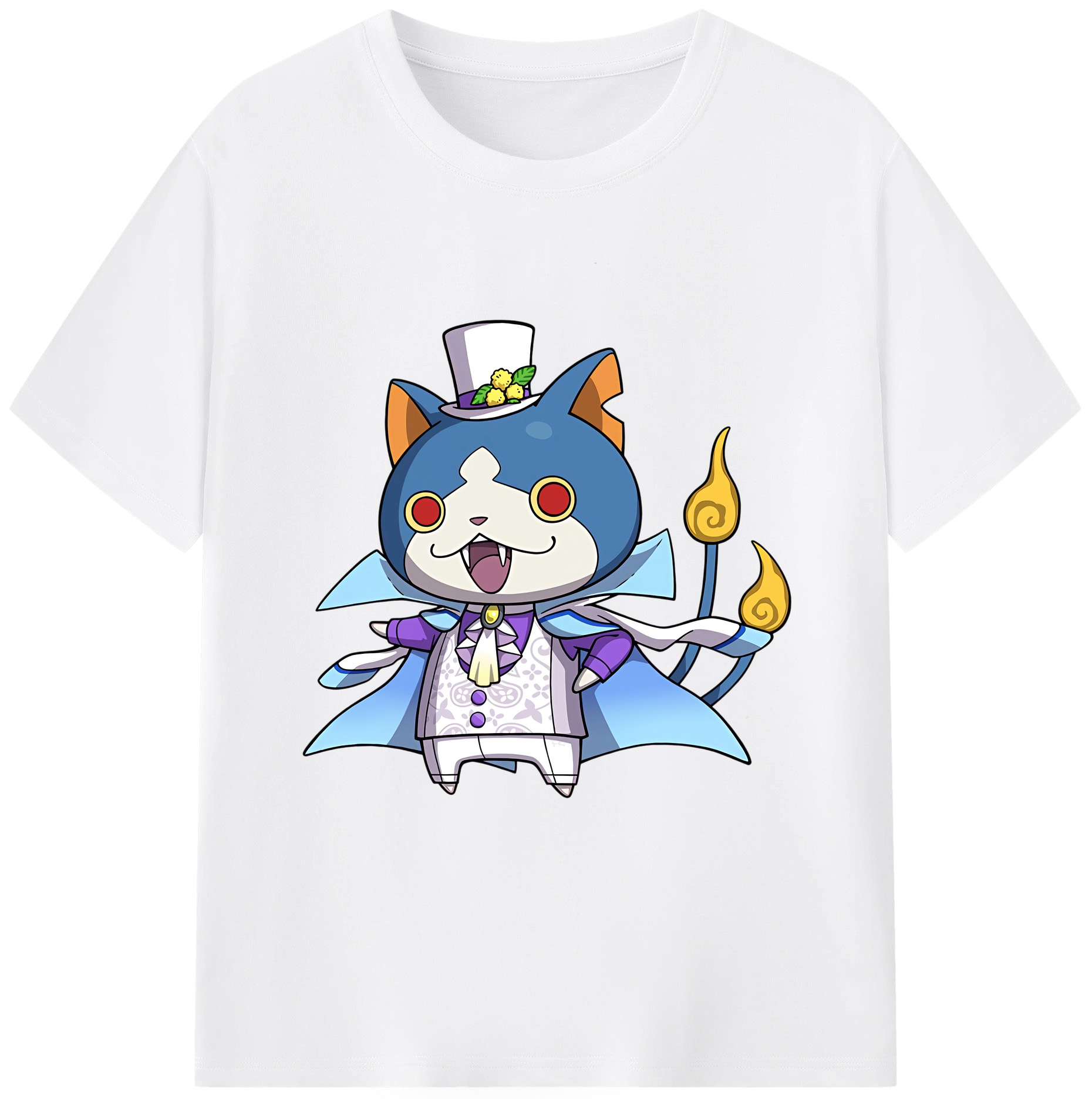 （画像用） 妖怪ウォッチ Yo-kai Watch 綿100％半袖Tシャツ（フロントプリント）