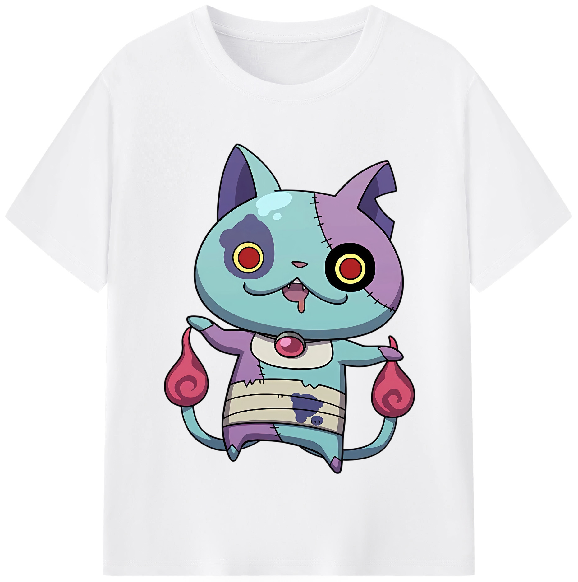 （画像用） 妖怪ウォッチ Yo-kai Watch 綿100％半袖Tシャツ（フロントプリント）