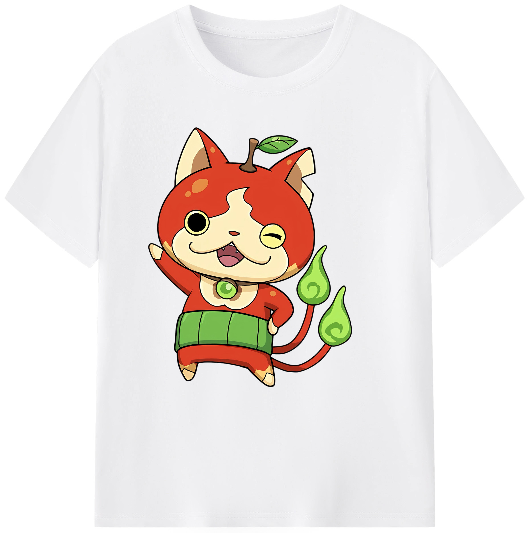 （画像用） 妖怪ウォッチ Yo-kai Watch 綿100％半袖Tシャツ（フロントプリント）