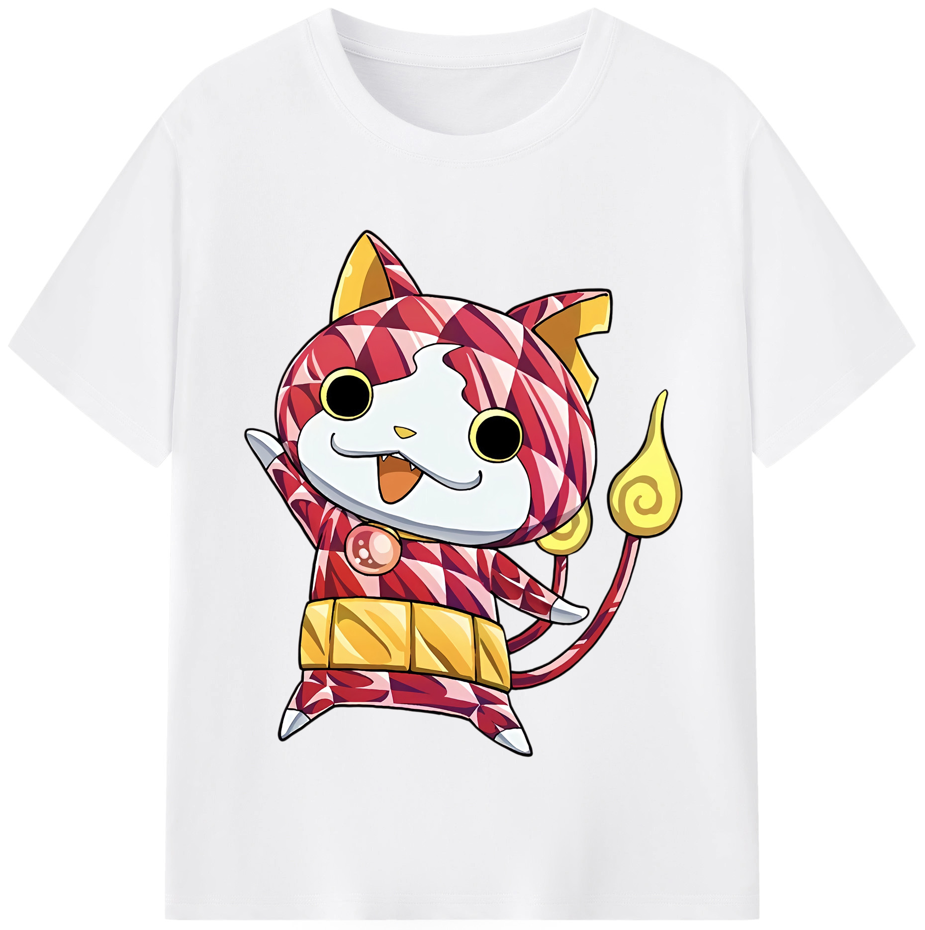 （画像用） 妖怪ウォッチ Yo-kai Watch 綿100％半袖Tシャツ（フロントプリント）