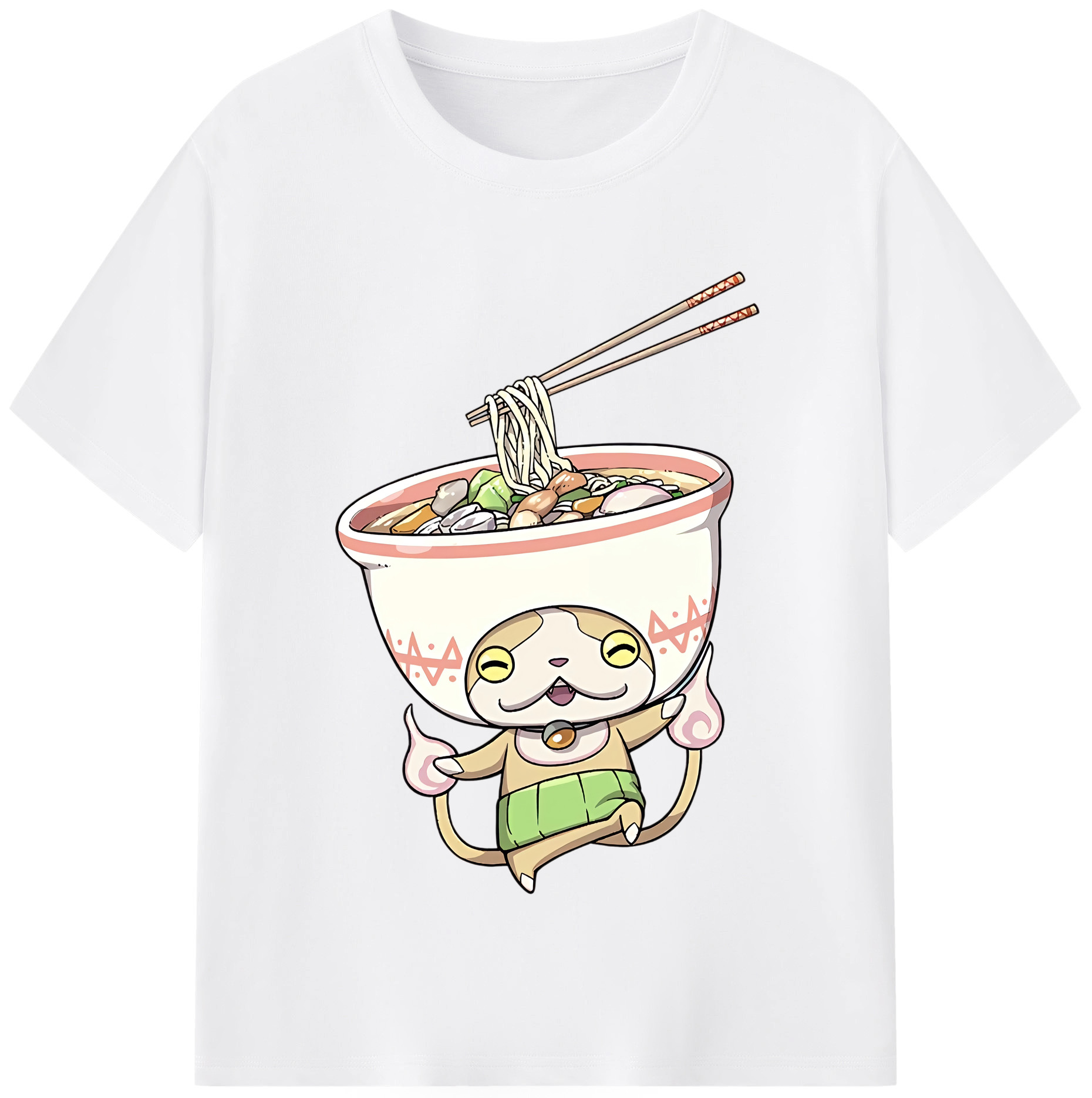 （画像用） 妖怪ウォッチ Yo-kai Watch 綿100％半袖Tシャツ（フロントプリント）
