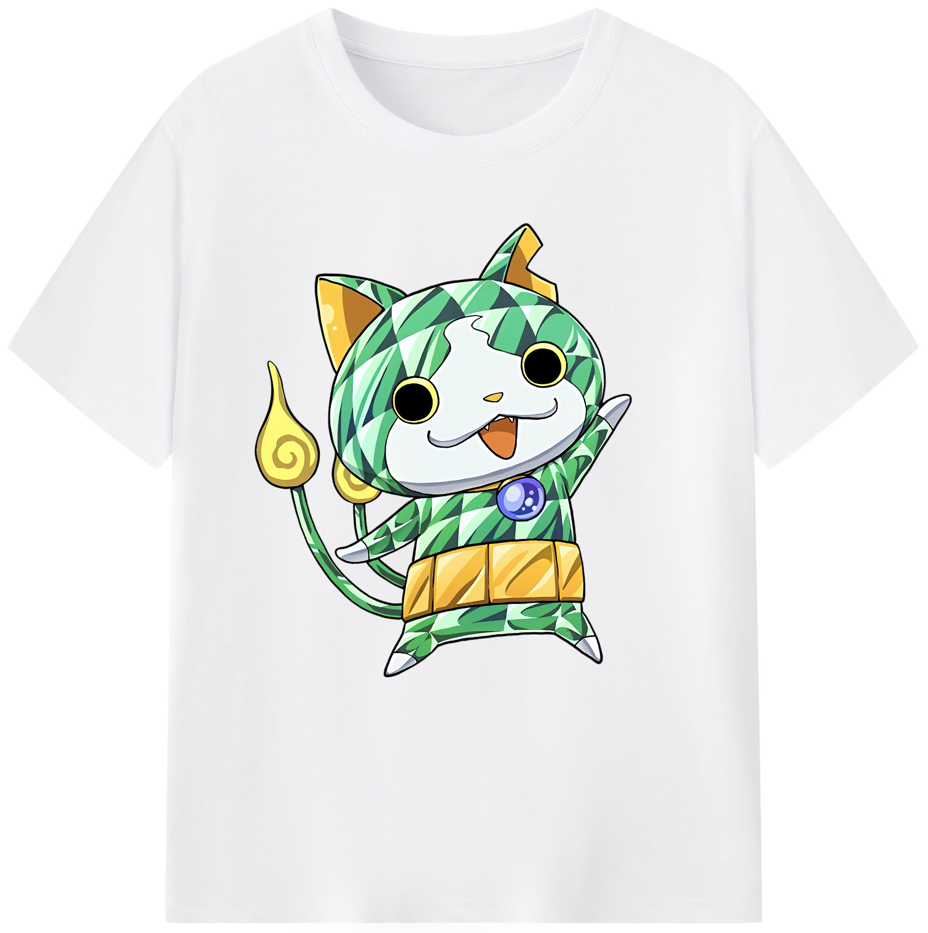 （画像用） 妖怪ウォッチ Yo-kai Watch 綿100％半袖Tシャツ（フロントプリント）