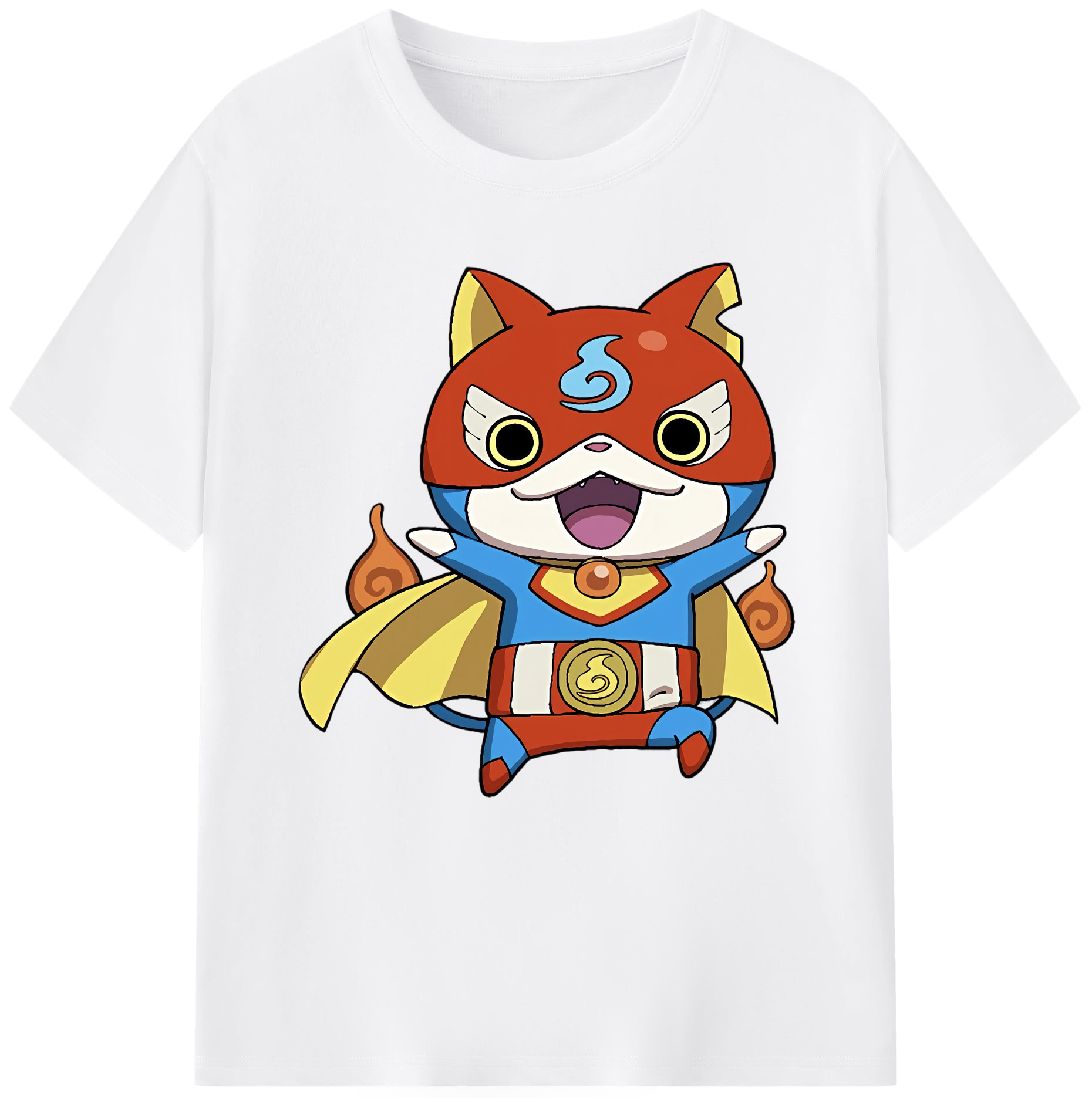 （画像用） 妖怪ウォッチ Yo-kai Watch 綿100％半袖Tシャツ（フロントプリント）