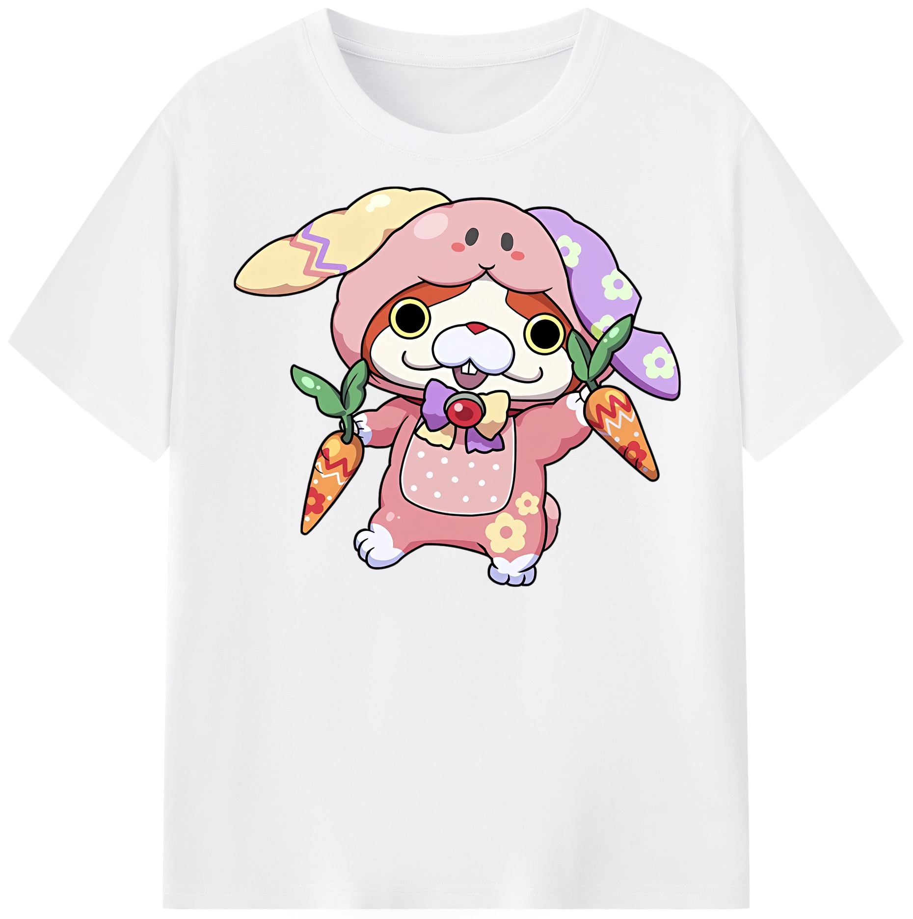 （画像用） 妖怪ウォッチ Yo-kai Watch 綿100％半袖Tシャツ（フロントプリント）