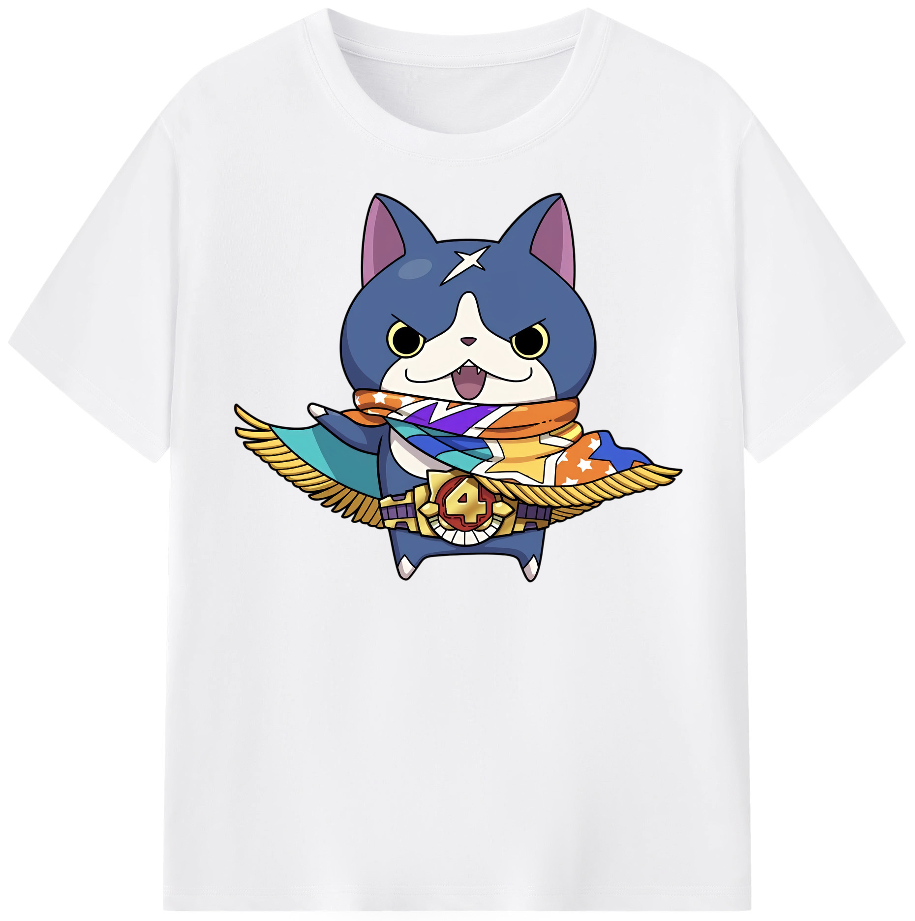 （画像用） 妖怪ウォッチ Yo-kai Watch 綿100％半袖Tシャツ（フロントプリント）